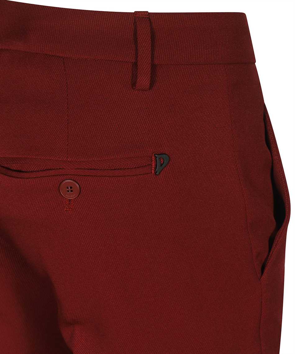 Shop Dondup Technical Fabric Pants In Burgundy