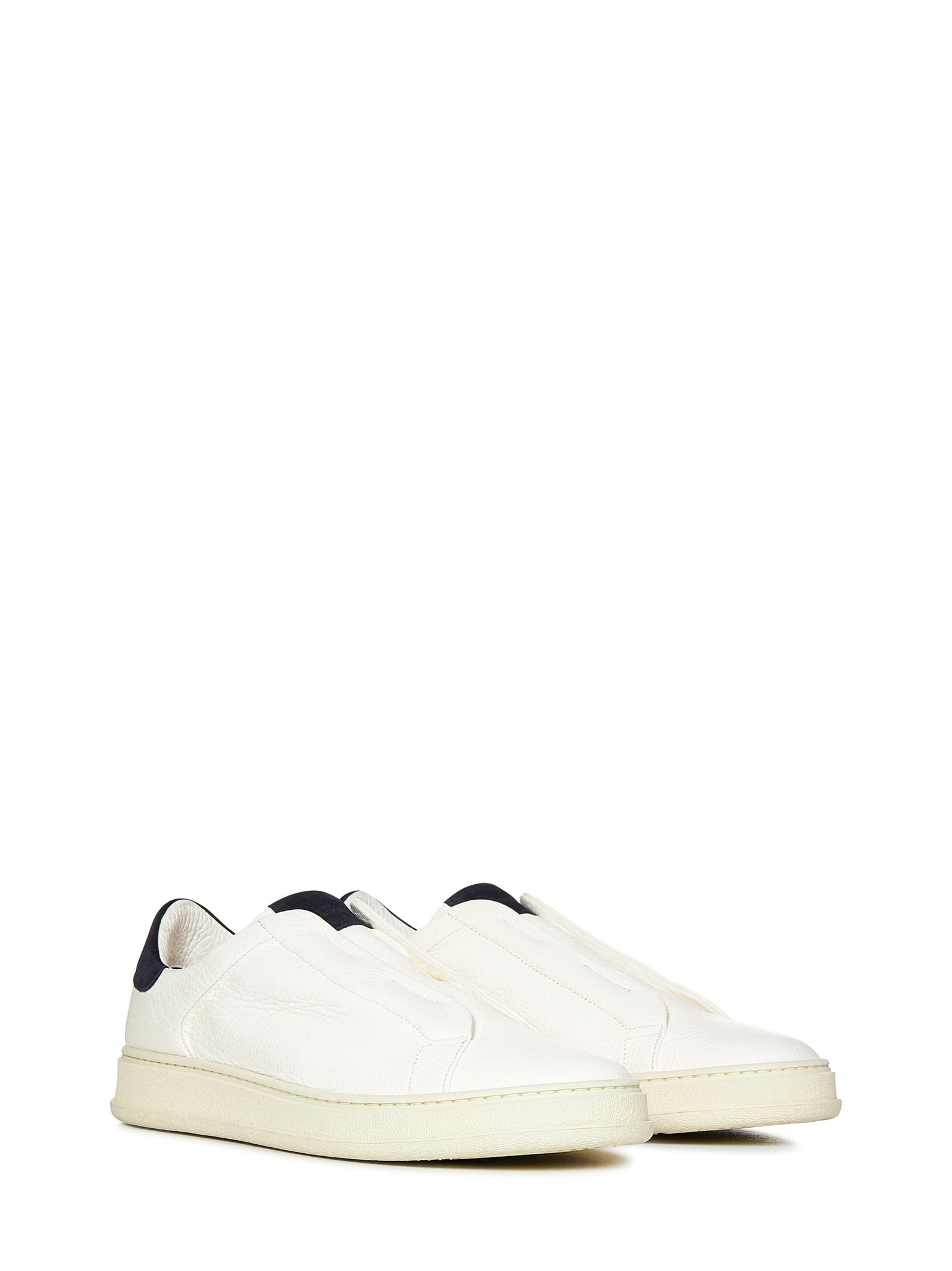 Shop Kiton Sneakers In White