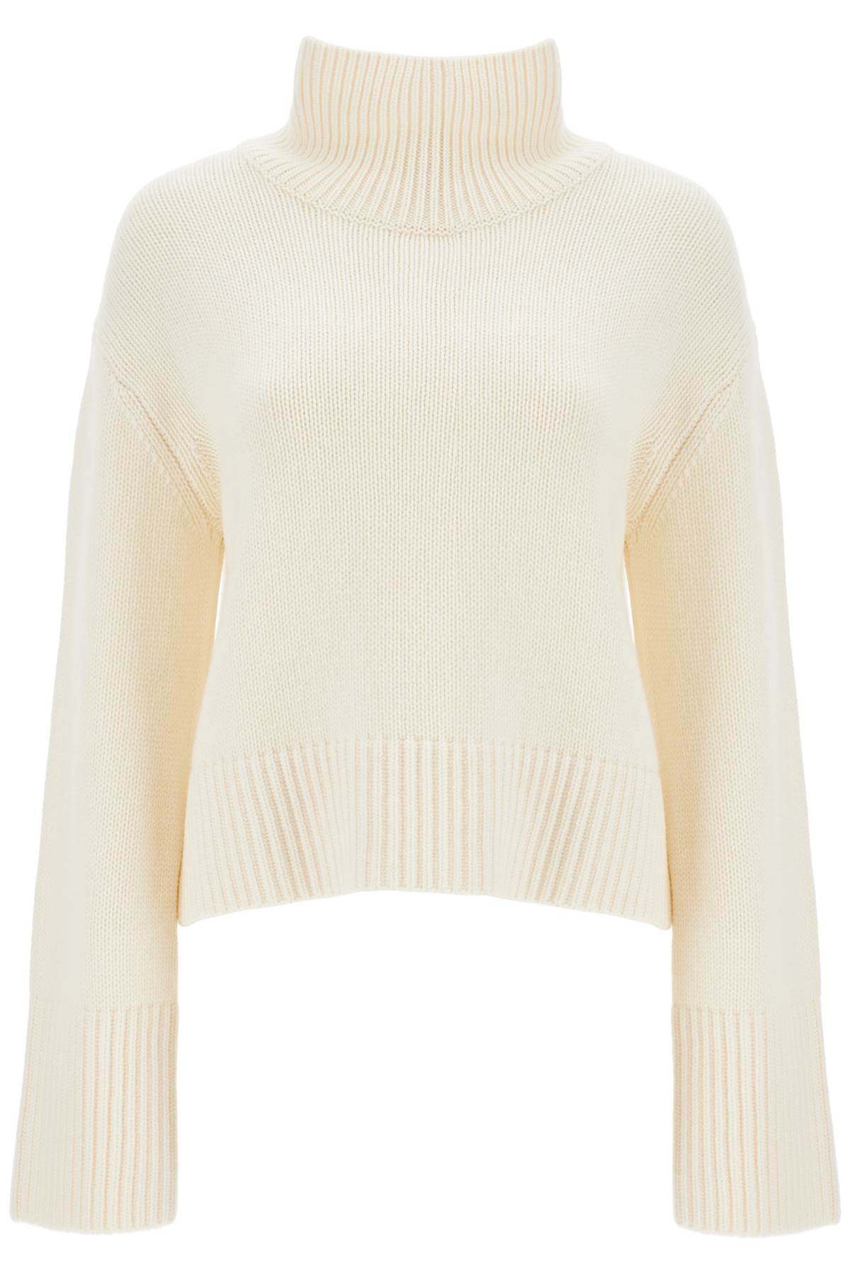 Shop Lisa Yang Fleur High Neck Swe In Cream (white)