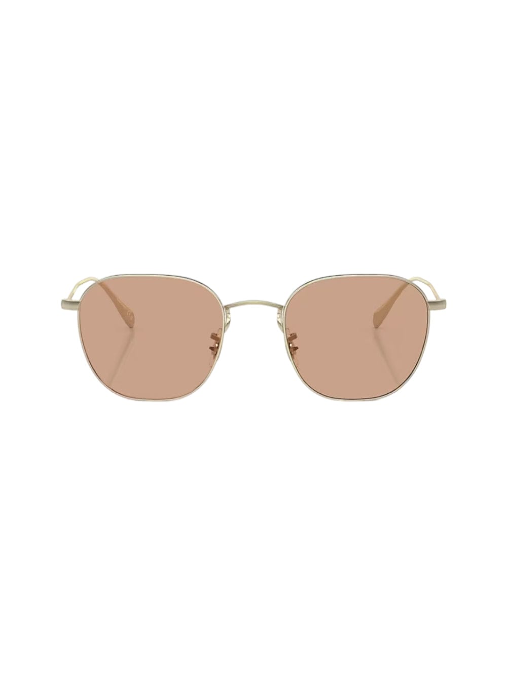 Shop Oliver Peoples Clyne - Gold Sunglasses