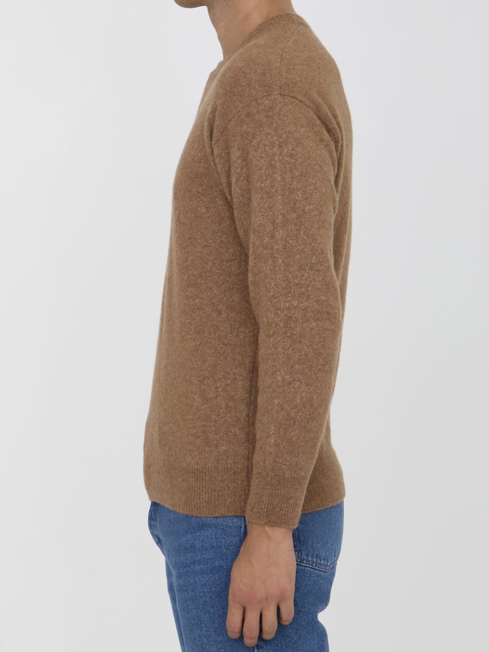 Shop Roberto Collina Cashmere Sweater In Brown