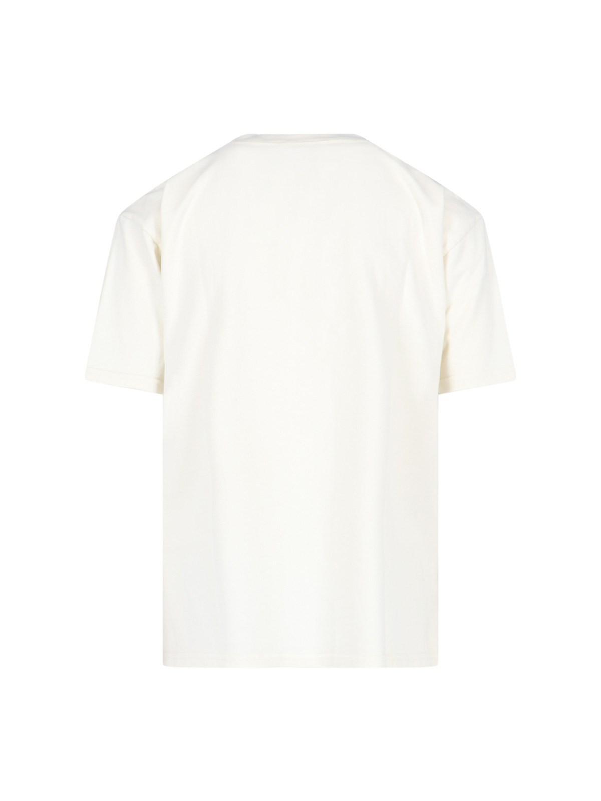 Shop Rhude Printed T-shirt In White