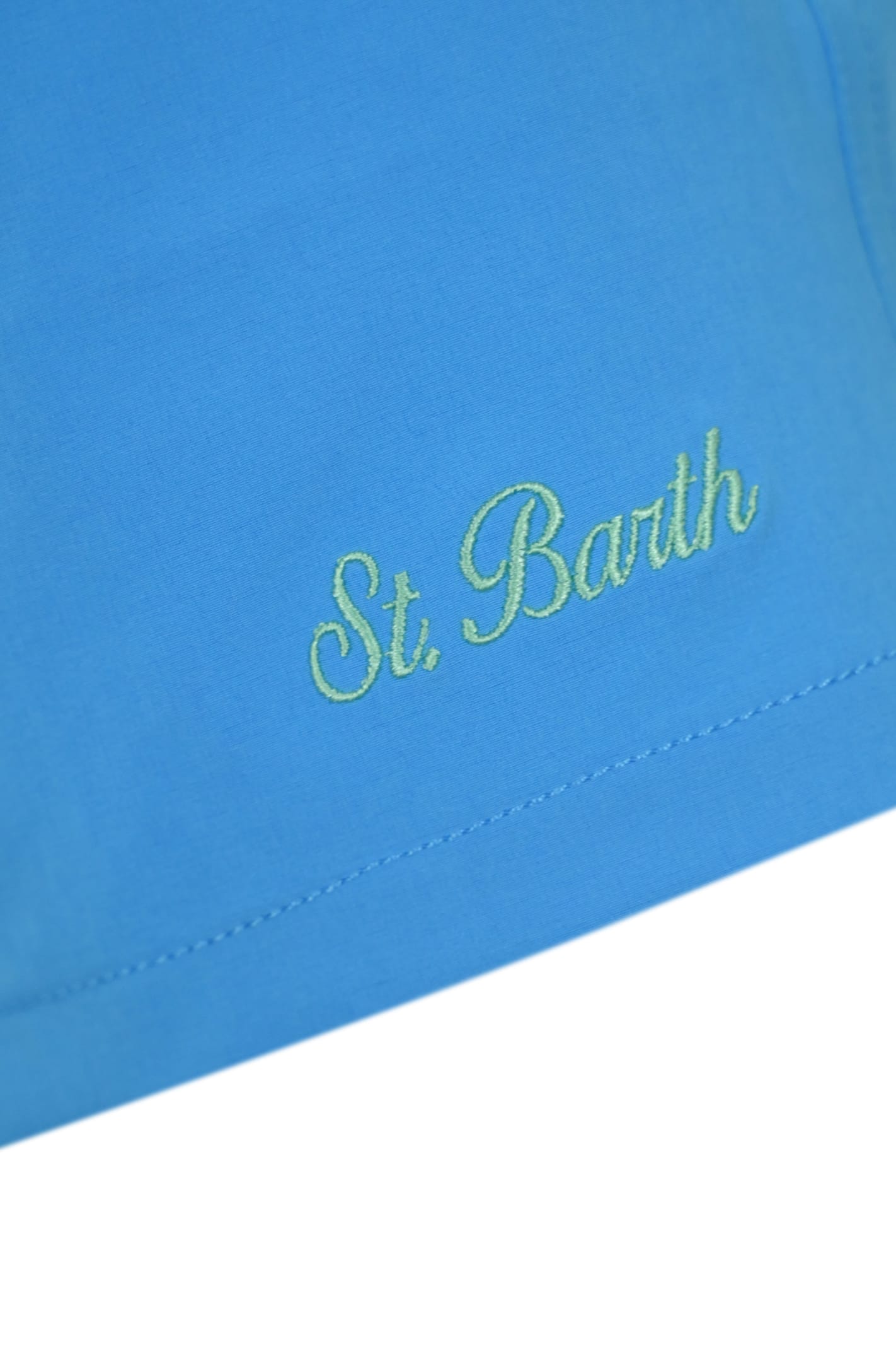 Shop Mc2 Saint Barth Comfort Swimsuit In Azzurro
