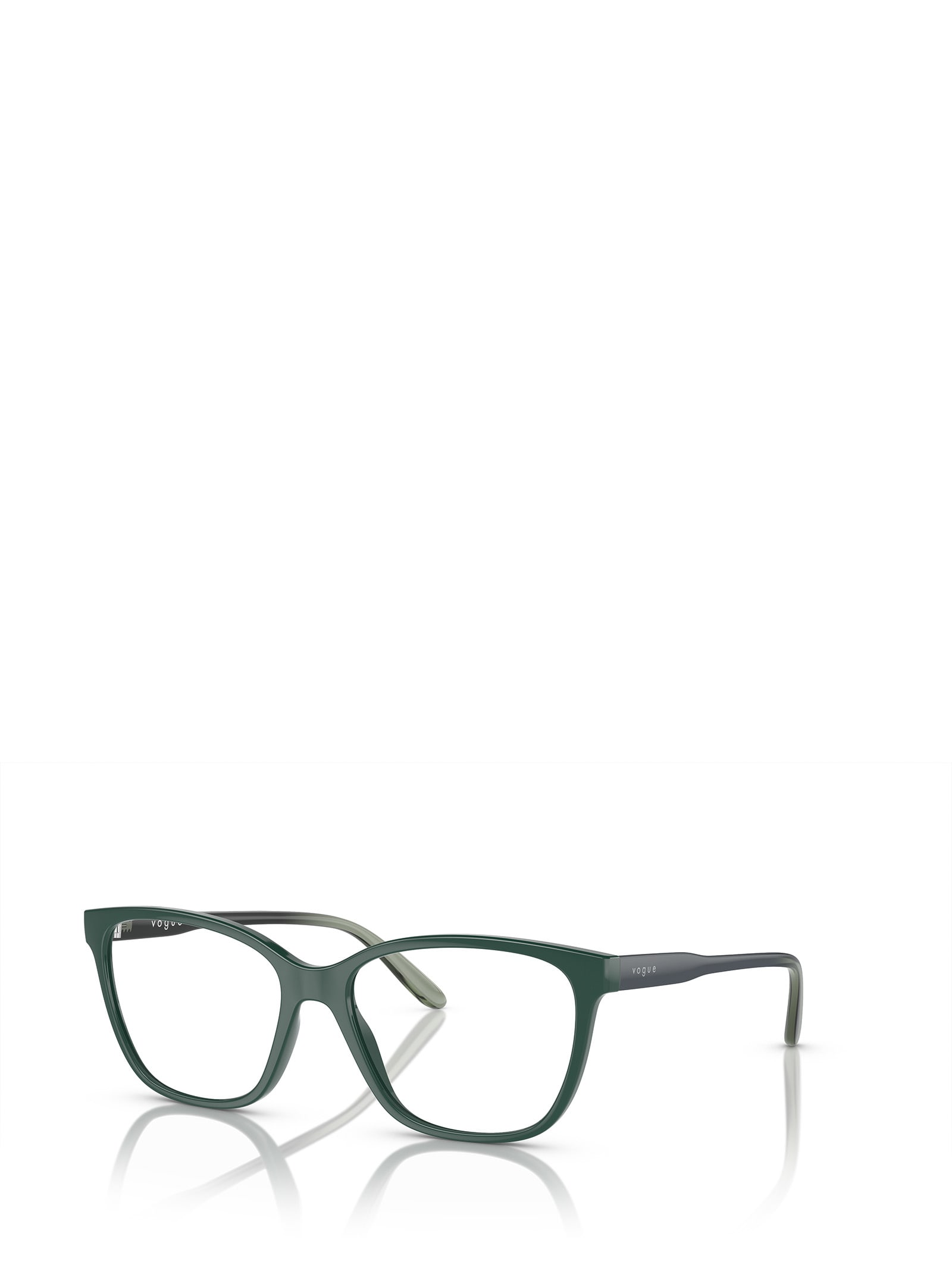 Shop Vogue Eyewear Vo5518 Full Dark Green Glasses