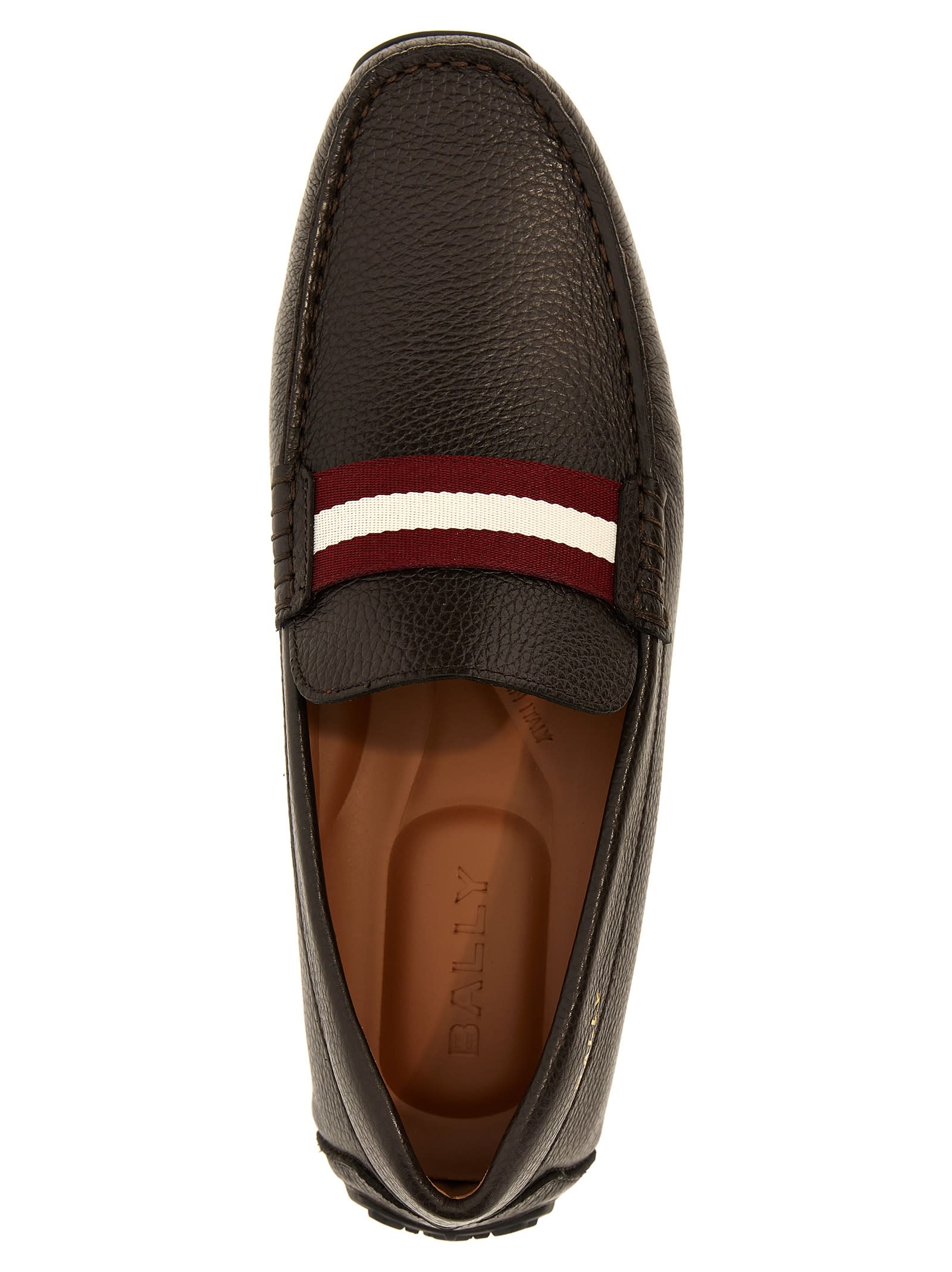 Shop Bally Perthy Loafers In Brown