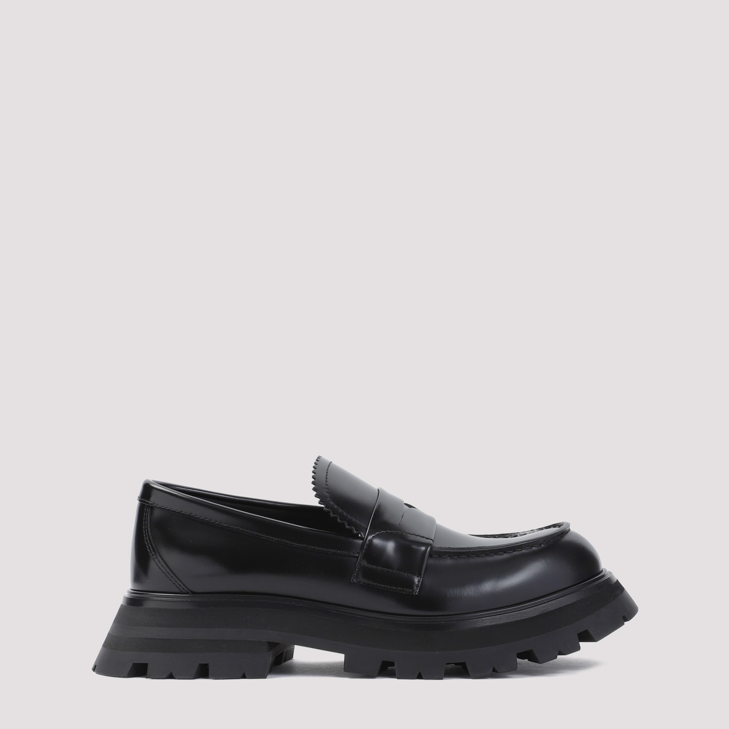 Shop Alexander Mcqueen Loafers In Black