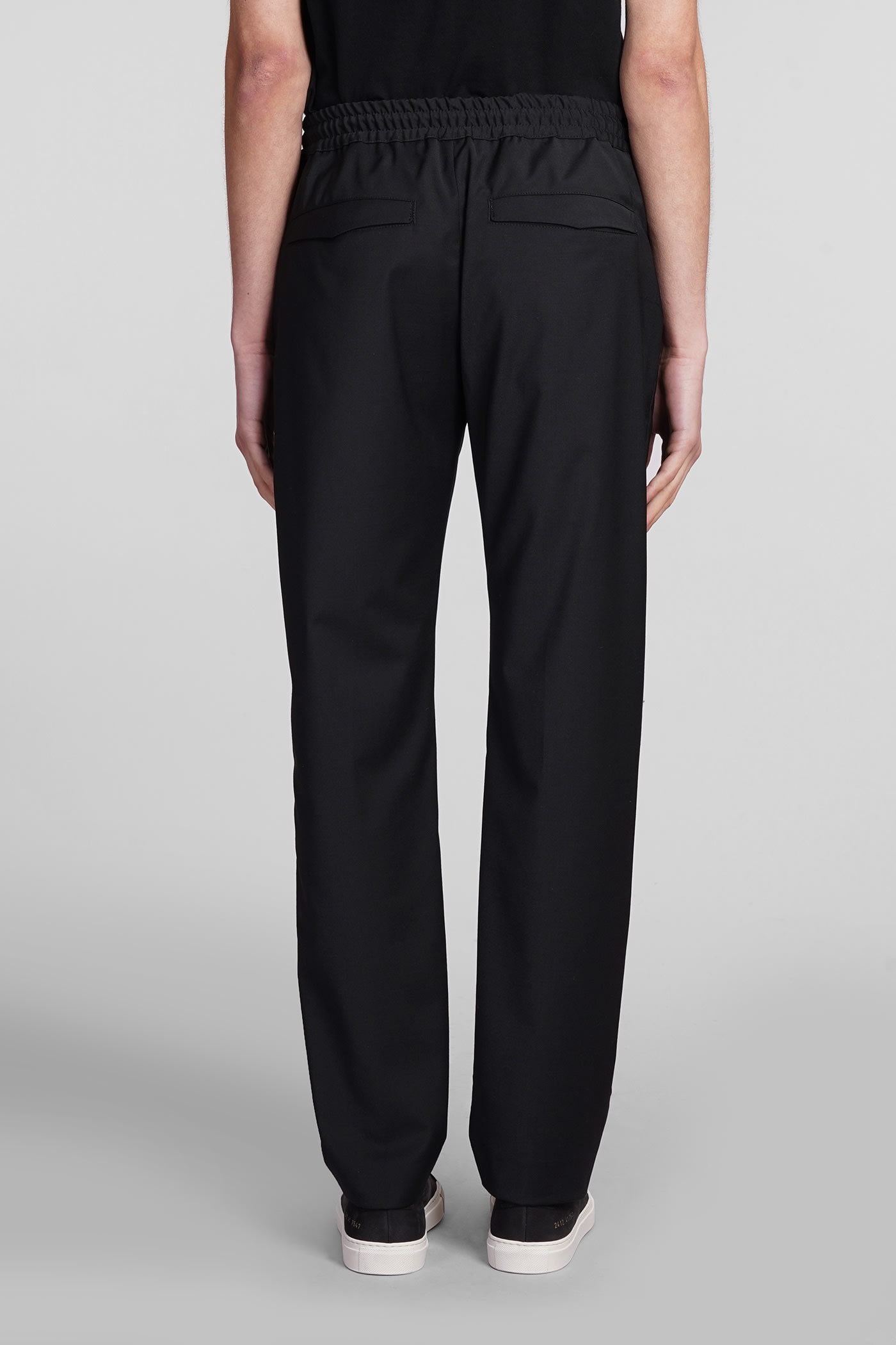 Shop Pt01 Pants In Black Polyester