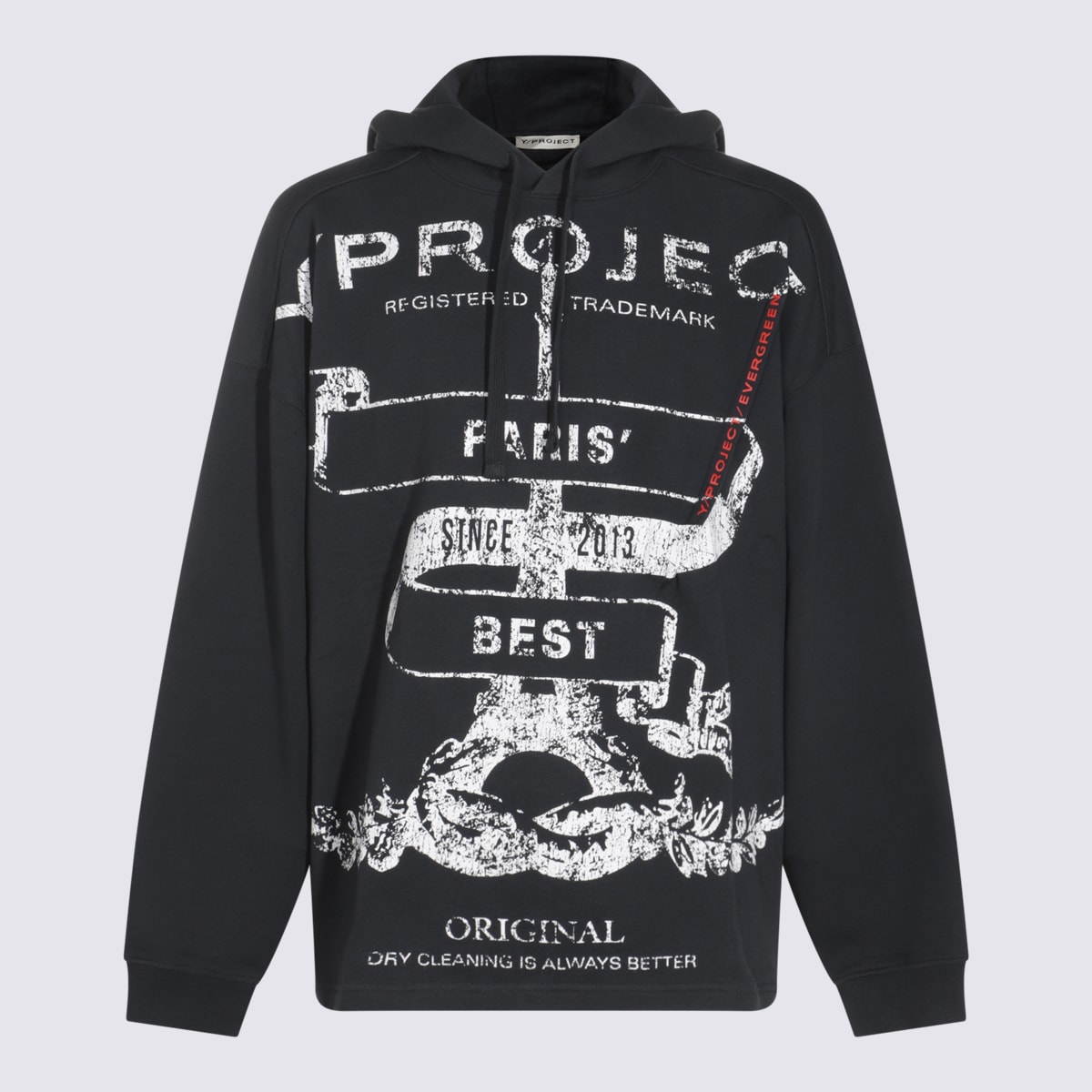Black Cotton Sweatshirt