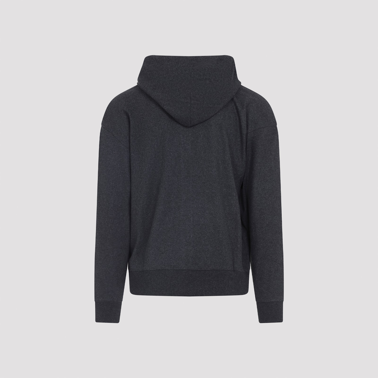 Our Legacy Hooded Knitwear With Drawstring And Ribbed Cuffs In Black