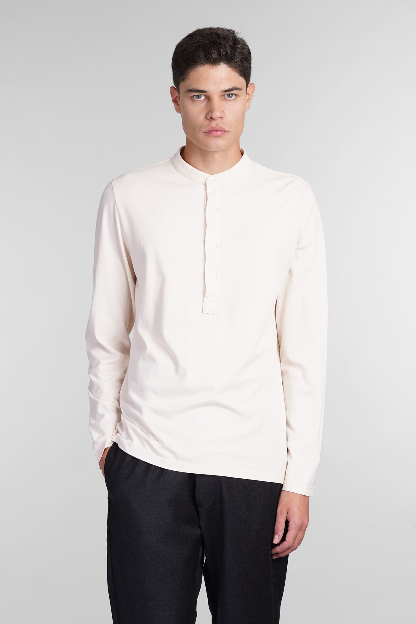 Dabon T-shirt In Beige Cotton