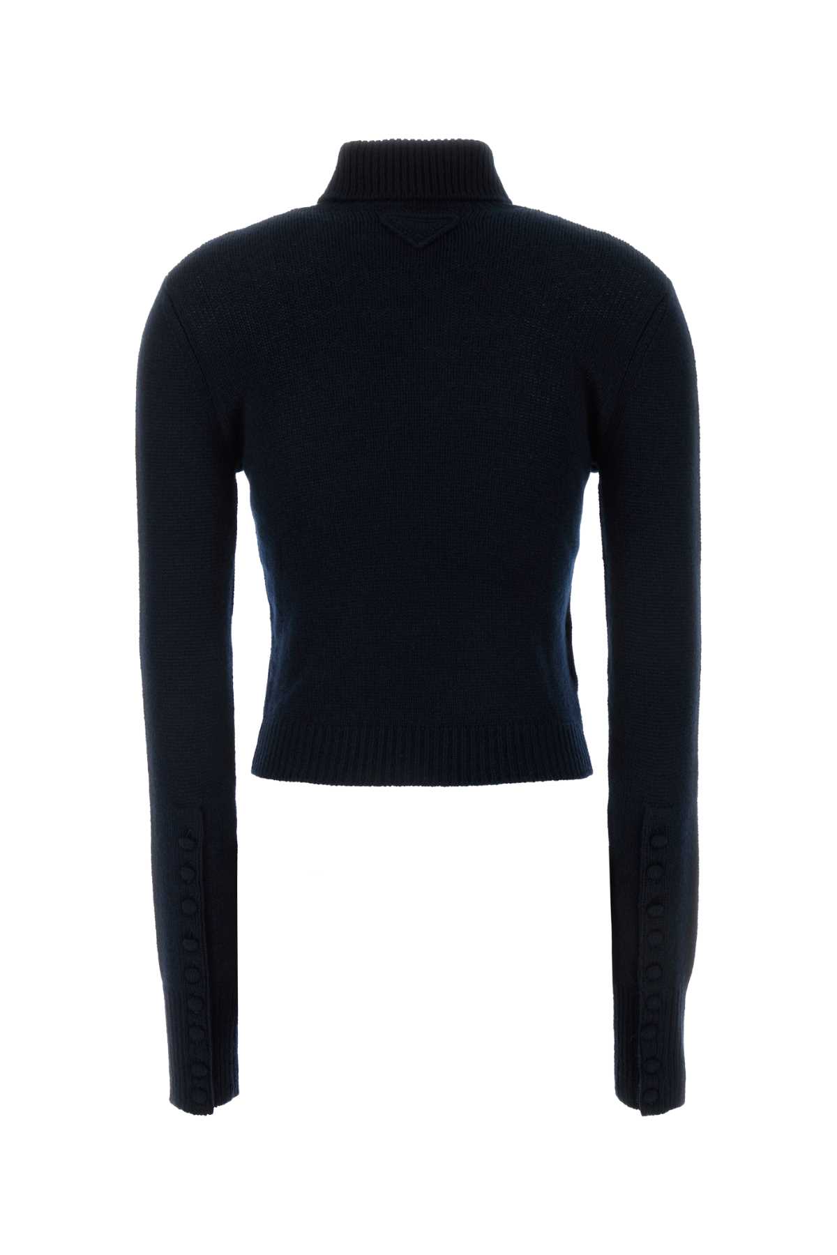 Prada Cashmere And Silk Sweater In Bleu