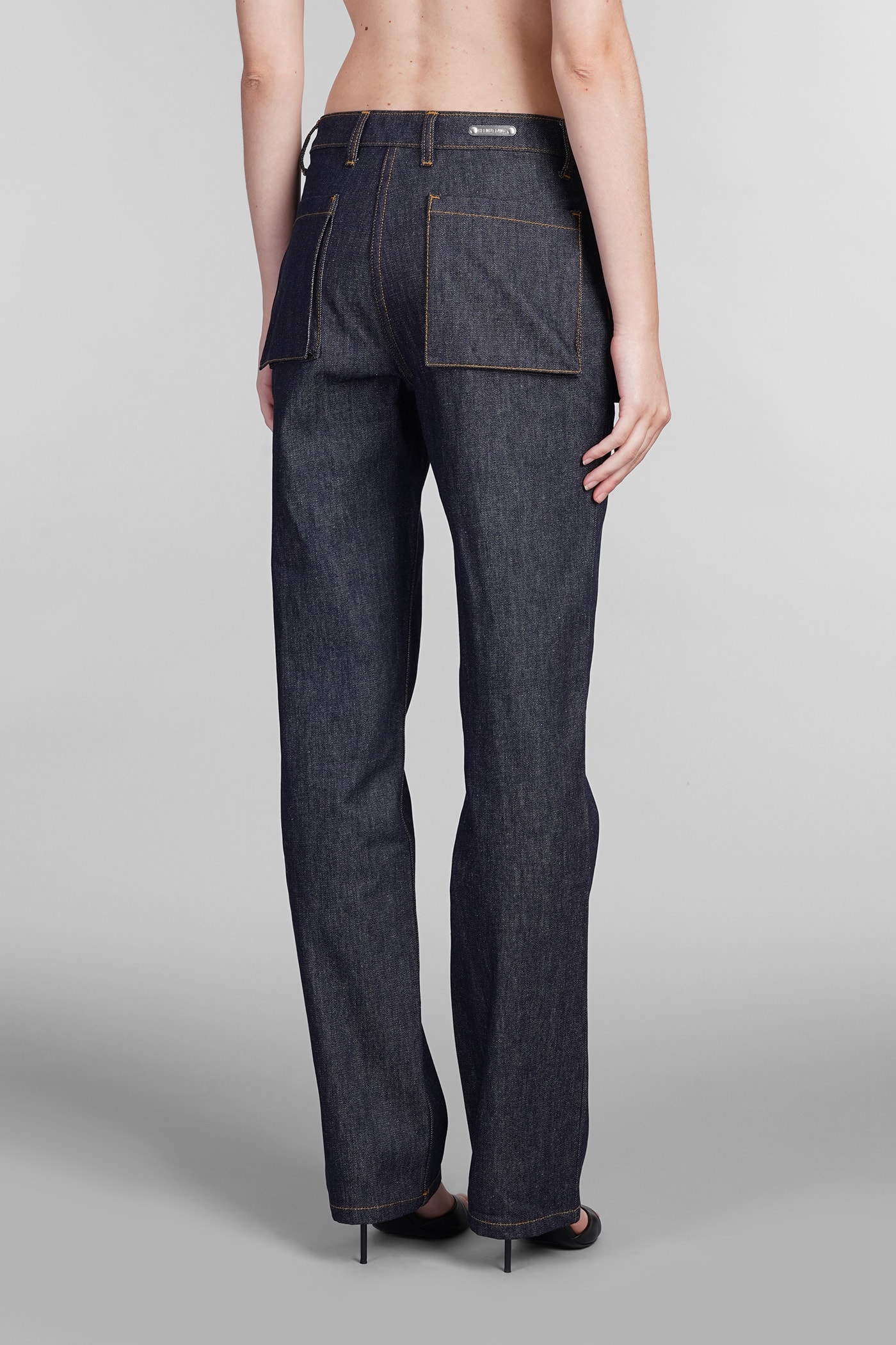 Shop Helmut Lang Jeans In Blue Cotton