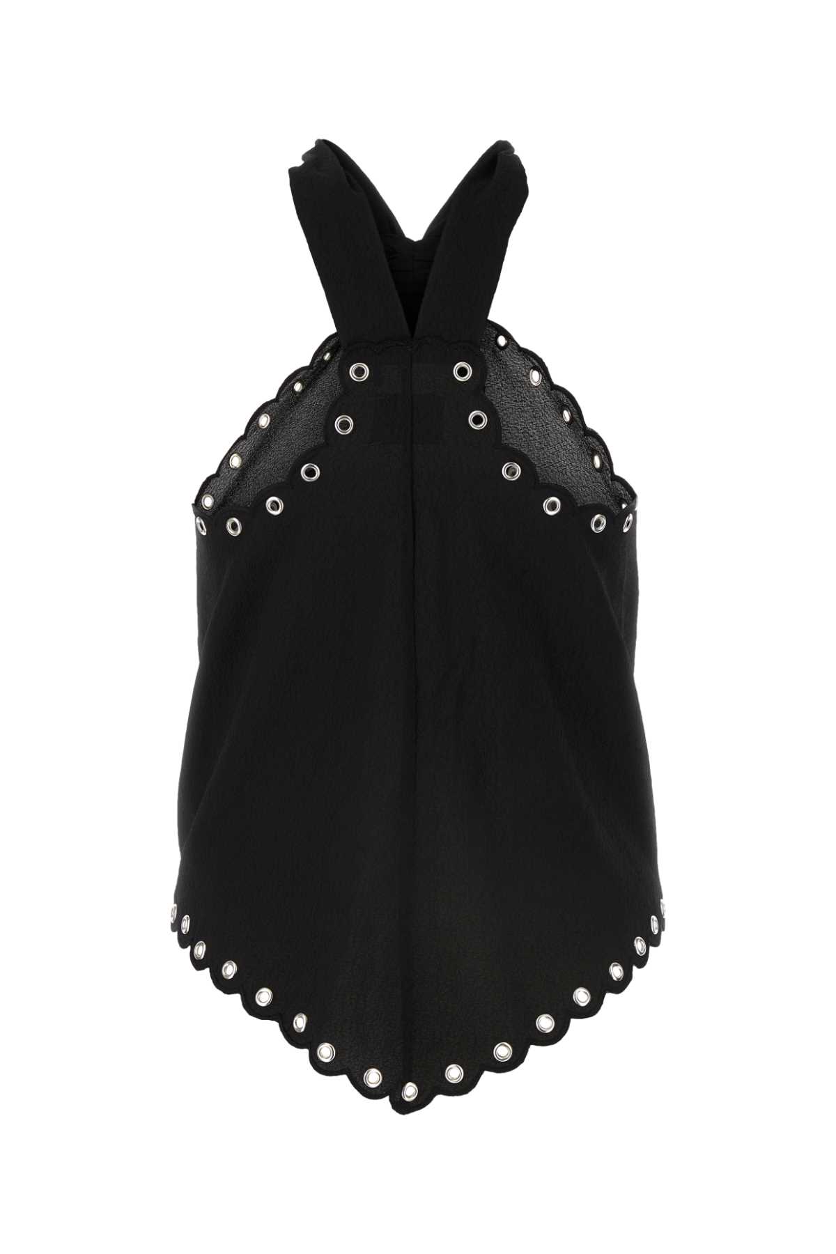 Shop Isabel Marant Black Crepe Tecles Top