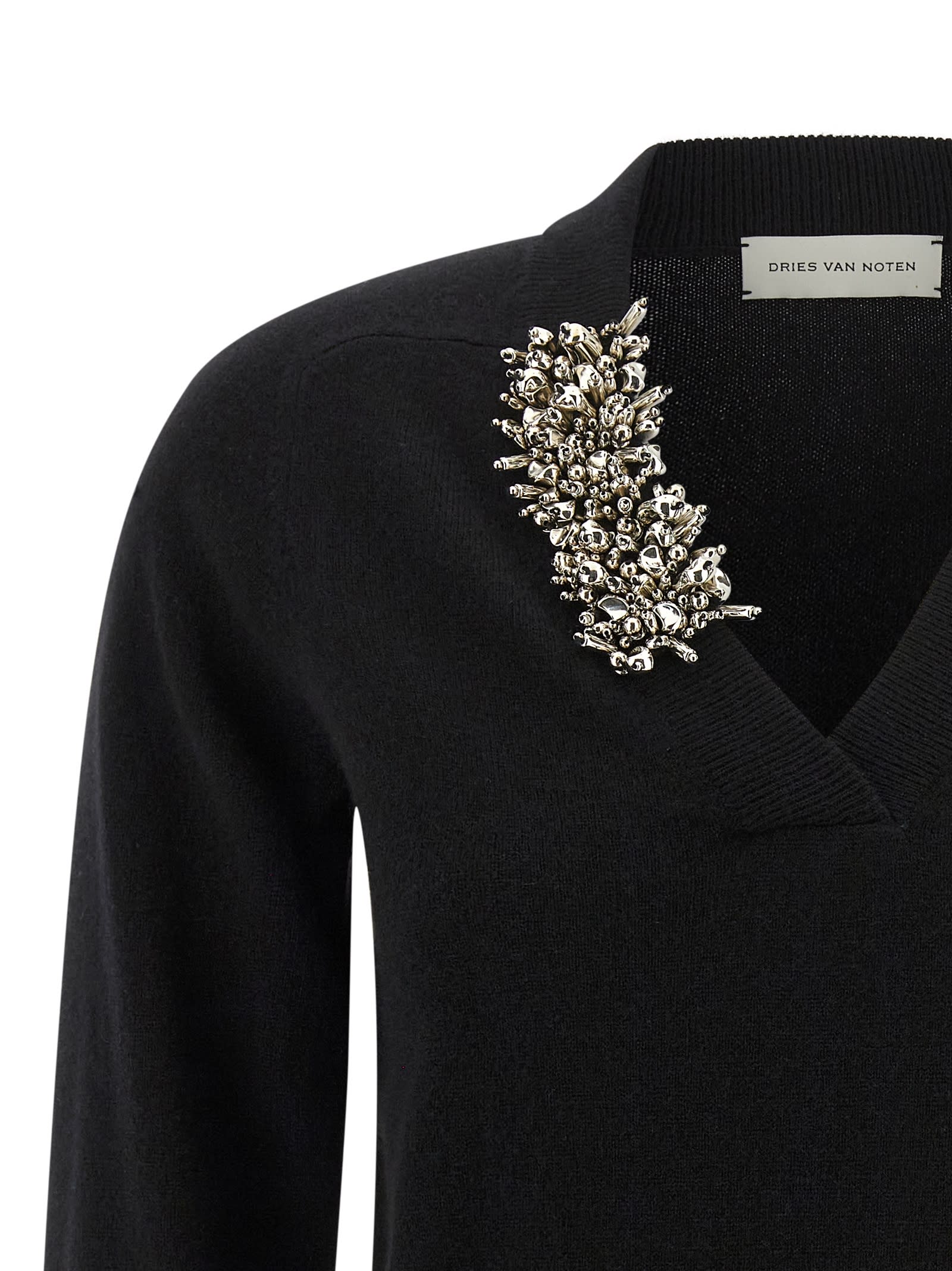 Dries Van Noten Tinker Sweater In Black