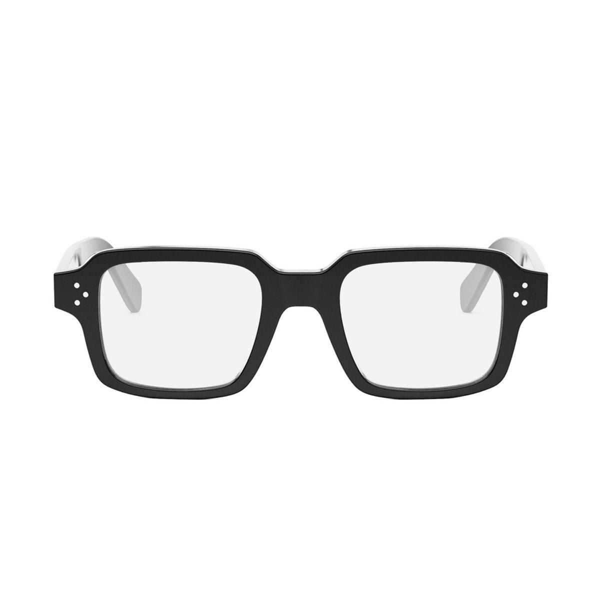 Shop Celine Rectangular Frame Glasses In 001