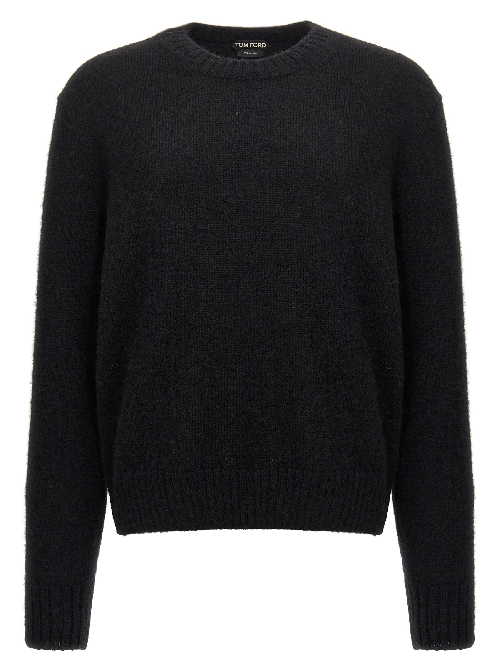 Shop Tom Ford Alpaca Sweater In Black