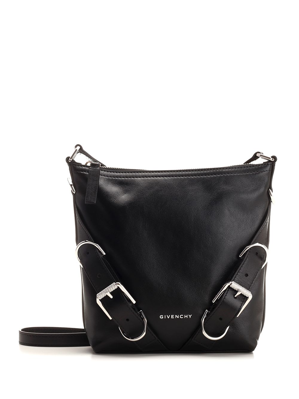 Shop Givenchy Small Voyou Crossbody Bag In Black