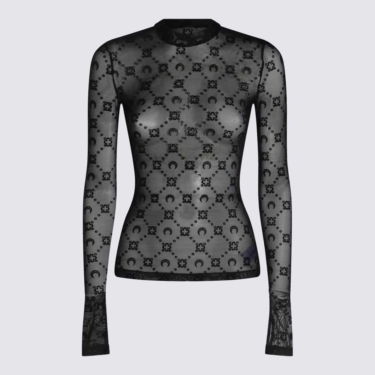 Marine Serre Black Top
