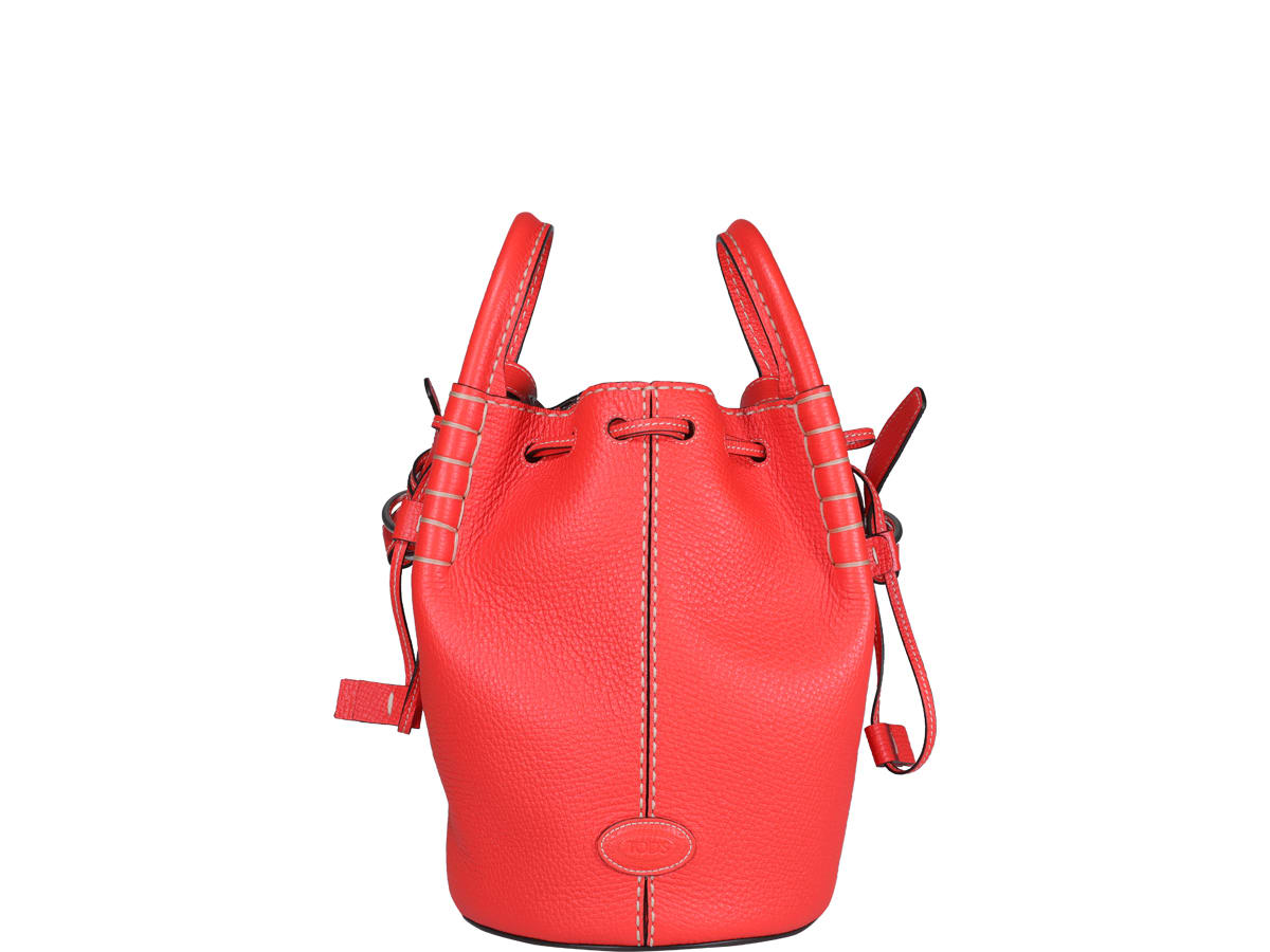 Tods Leather Bucket Bag
