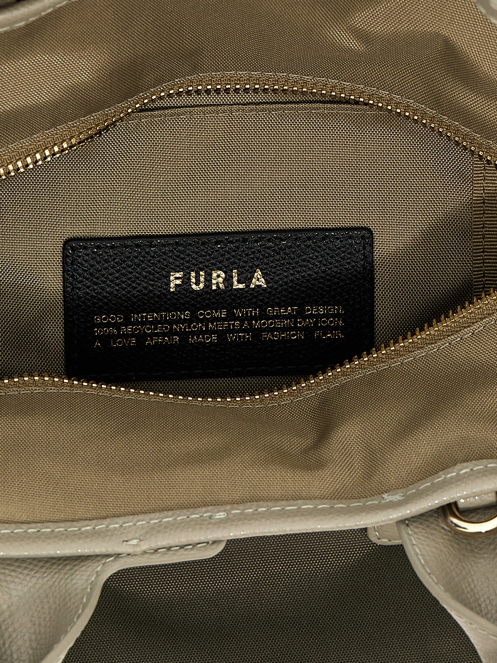 Shop Furla Piuma S Shopping Bag In Gray