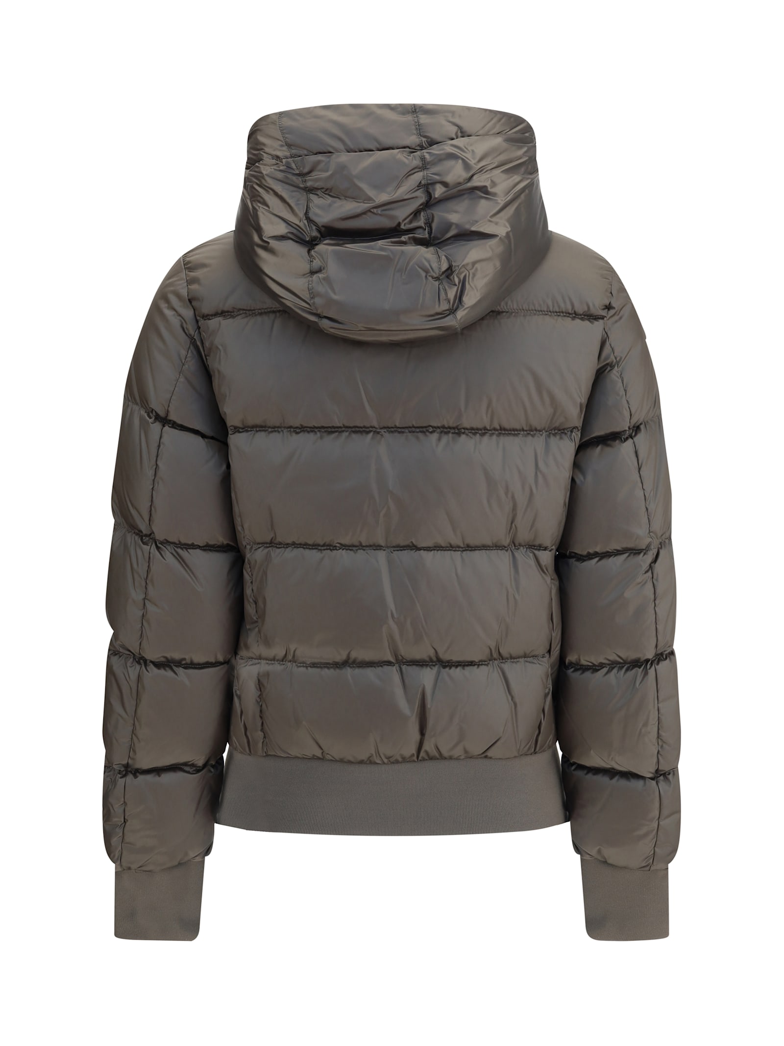 Parajumpers Women Hooded Down Jacket In Gray