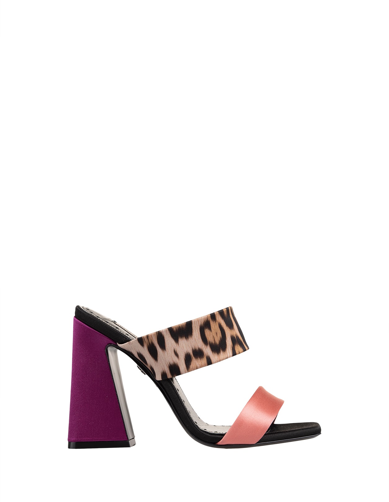 ROBERTO CAVALLI JAGUAR PRINT SANDAL