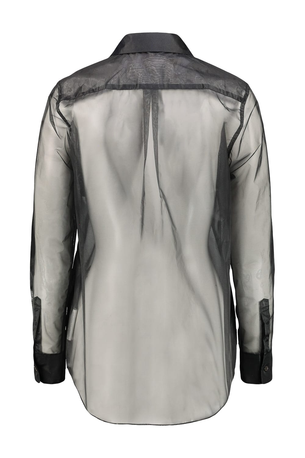 Shop Comme Des Garçons Classic Shirt In Nylon In Black