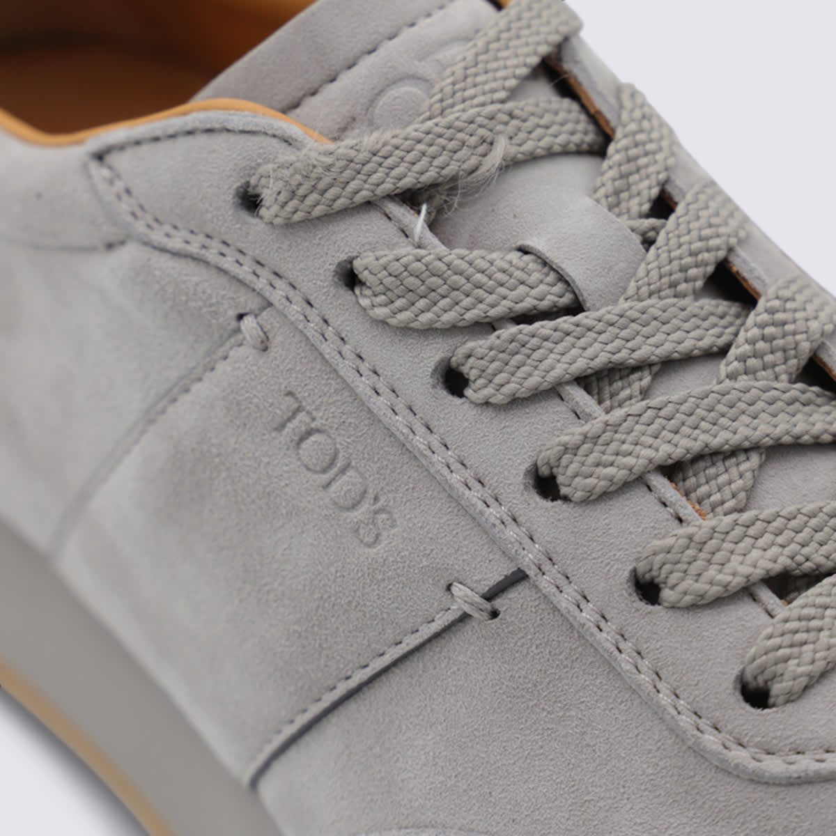 Tod's Light Grey Leather Sneakers