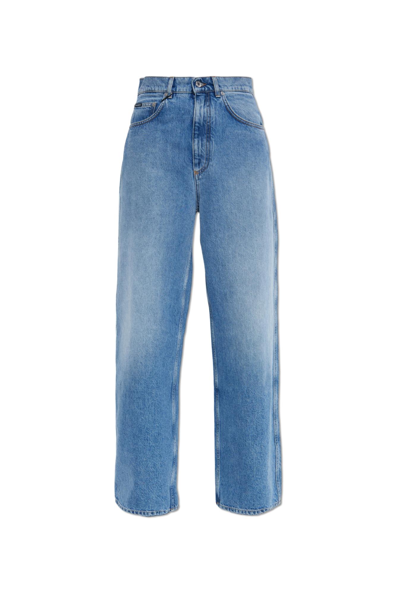 Dolce & Gabbana Straight-leg Jeans In Blue