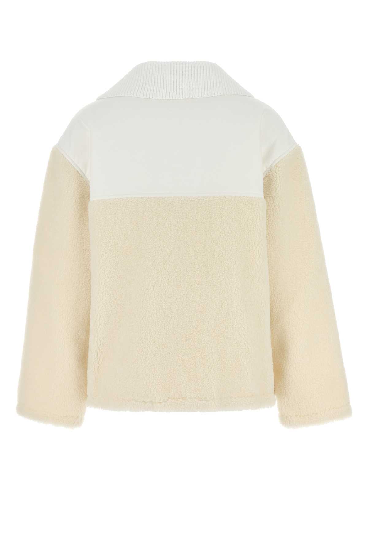 Gucci Beige Two-tone Blend Padded Jacket