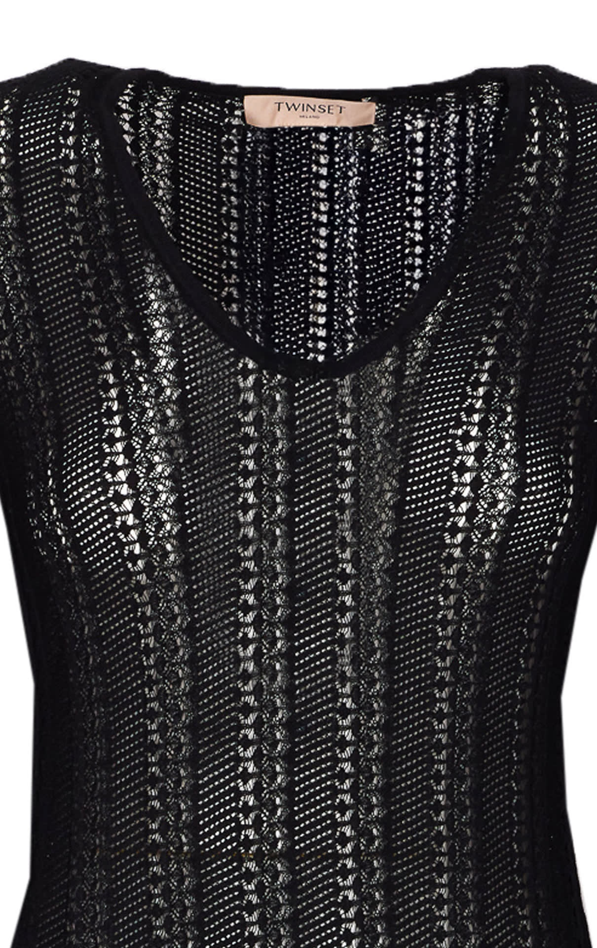 Twinset Vestido Midi - Negro In Black