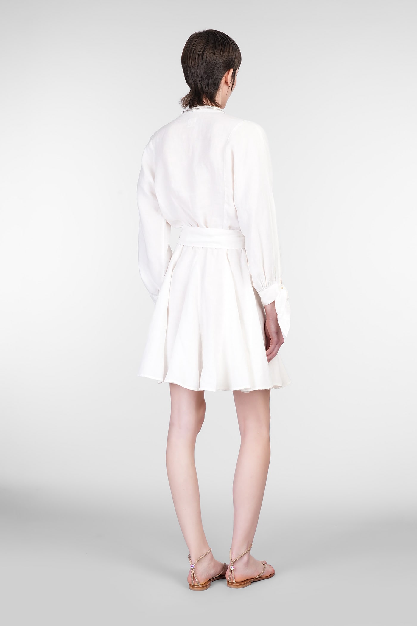 120% Lino Dress Woman