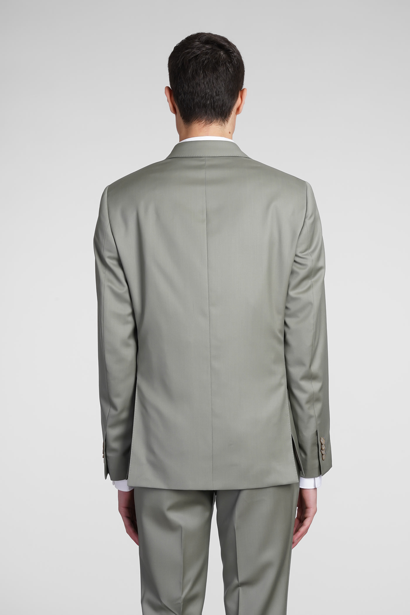 Shop Santaniello In Green Wool