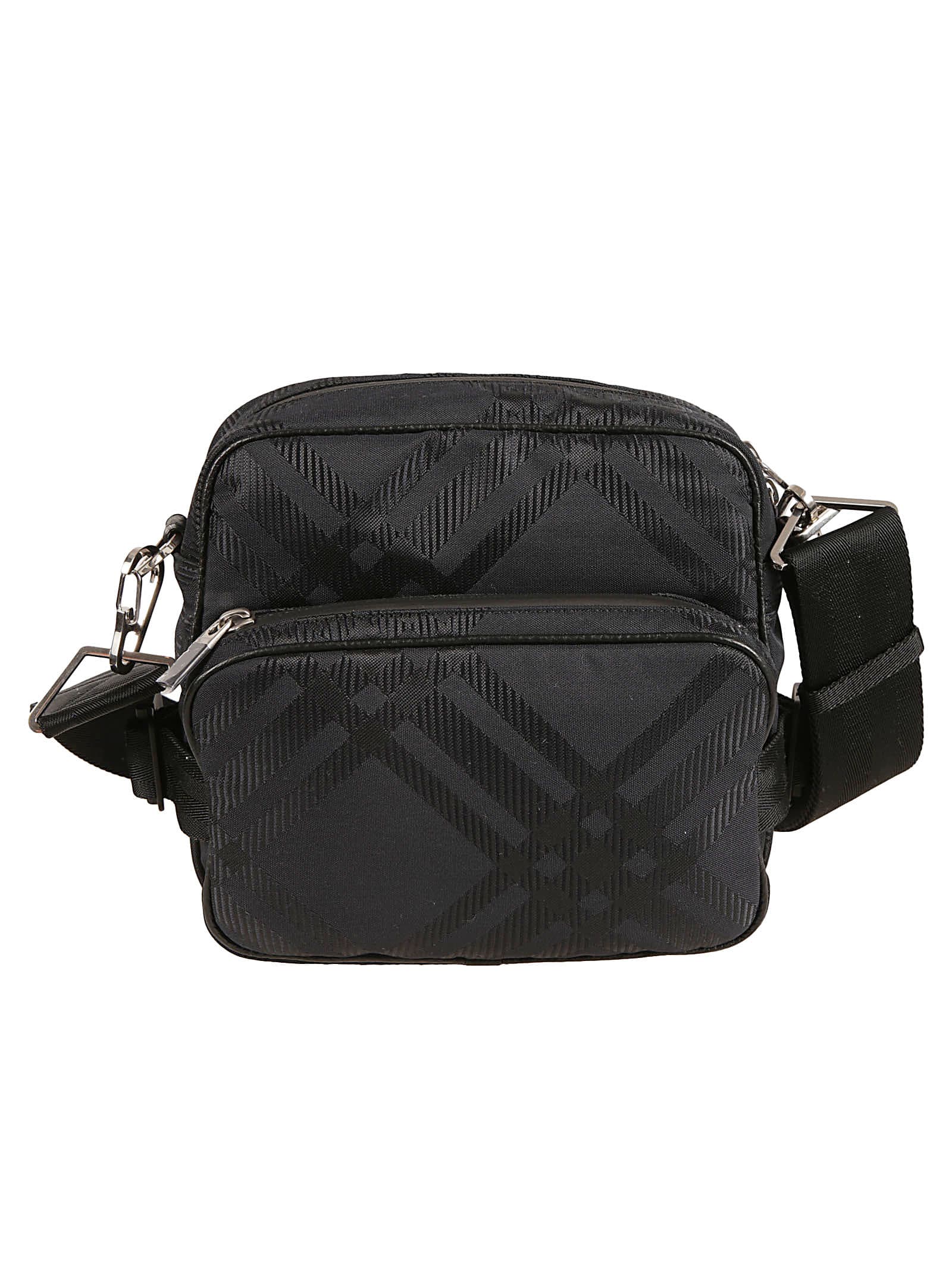 Double Pocket Zip Shoulder Bag