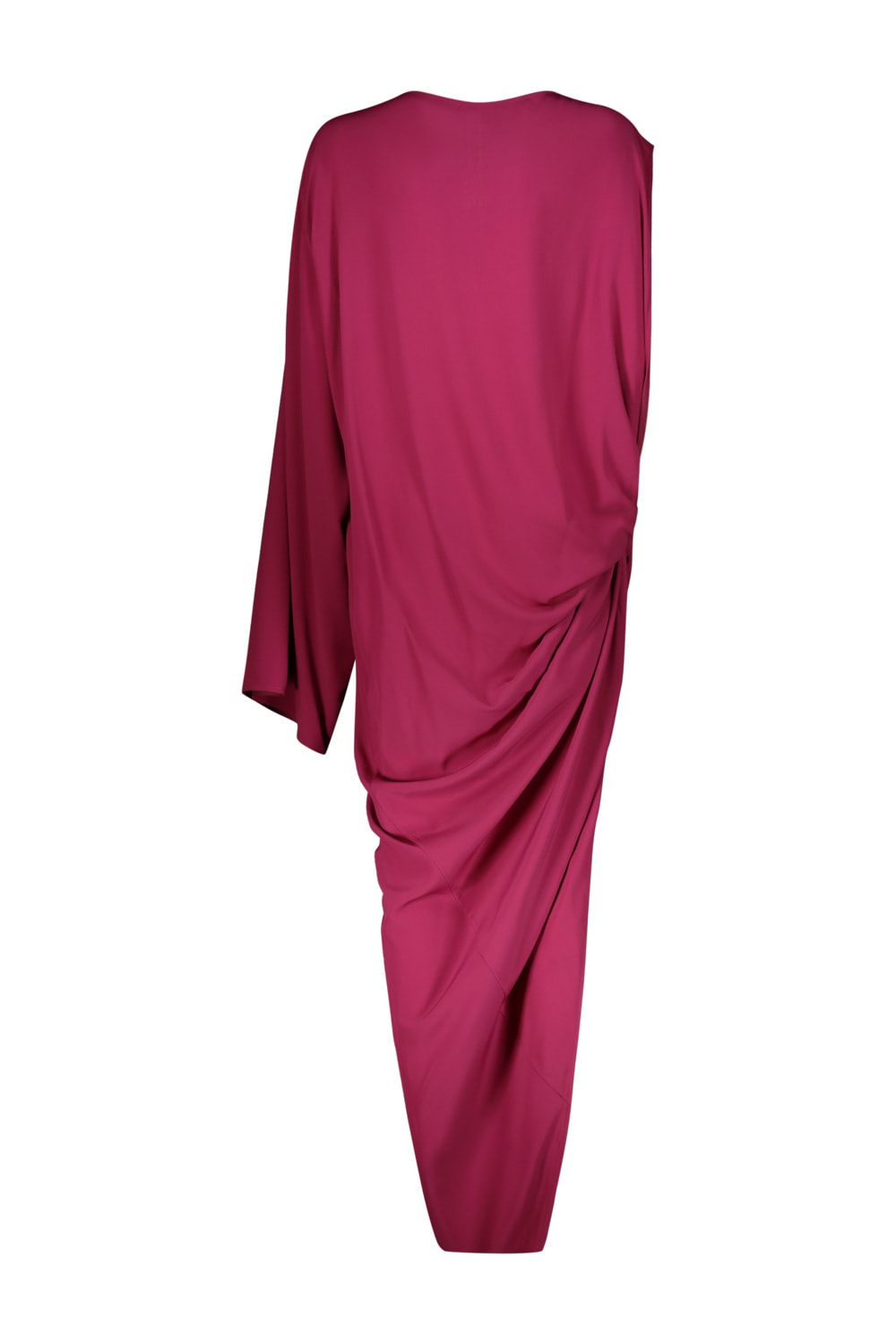 Shop Rick Owens Edfu Gown In Cocoon Silk Blend Crepe
