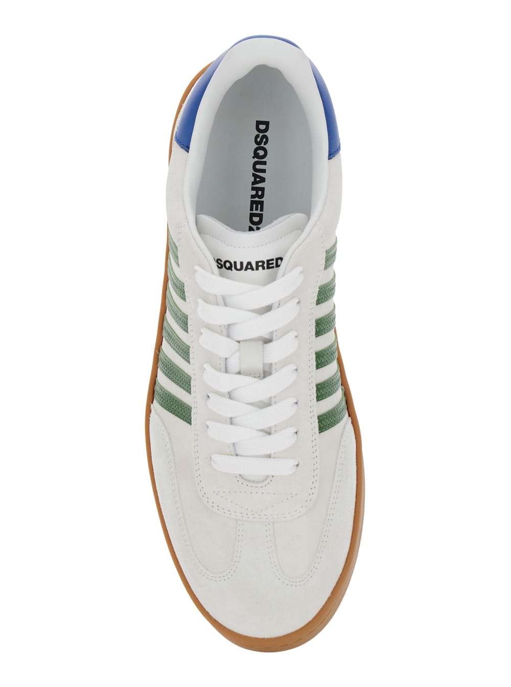 Shop Dsquared2 Sneakers Crosta+vitello In White