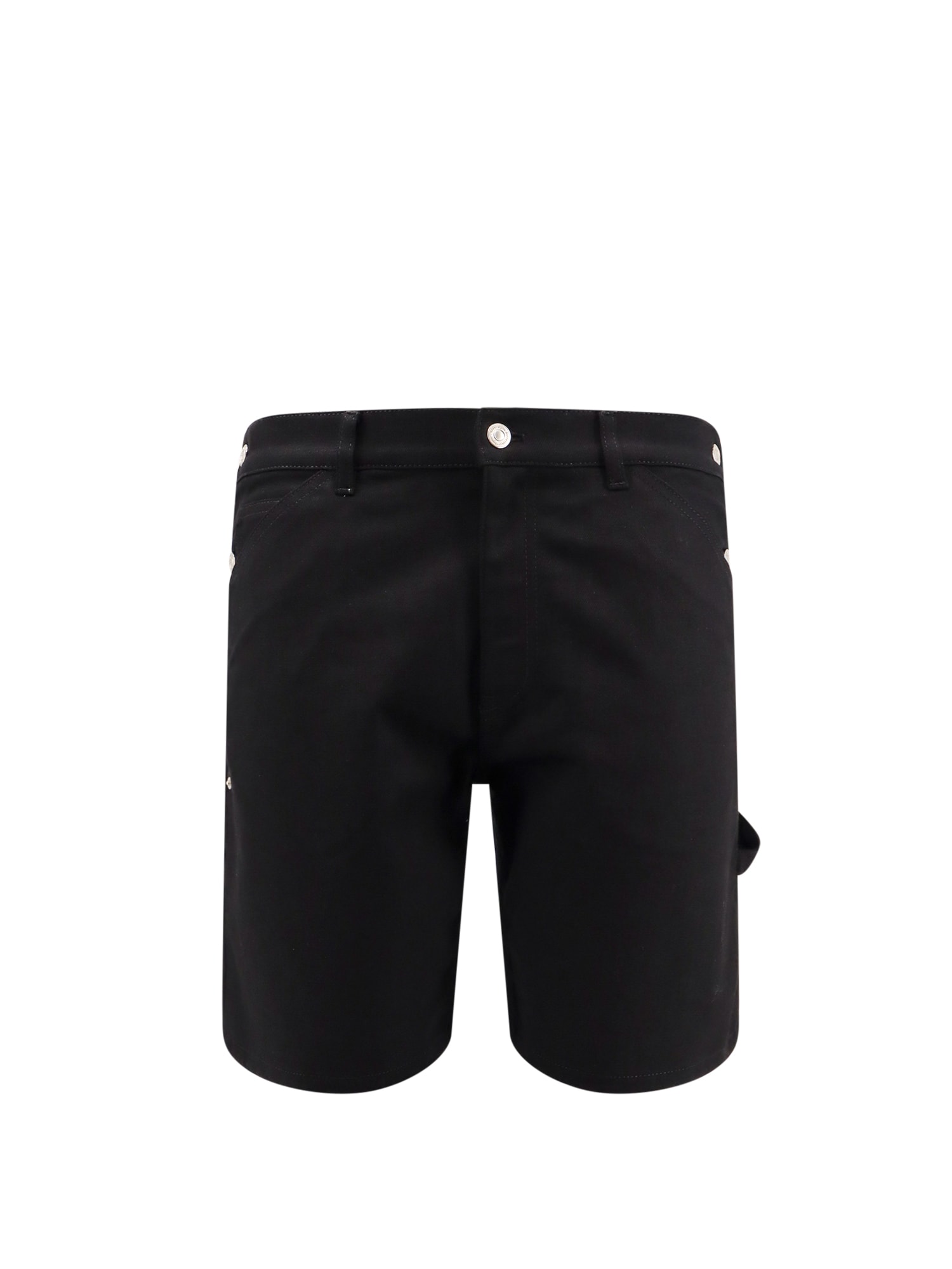 Shop Courrèges Bermuda Shorts In Black