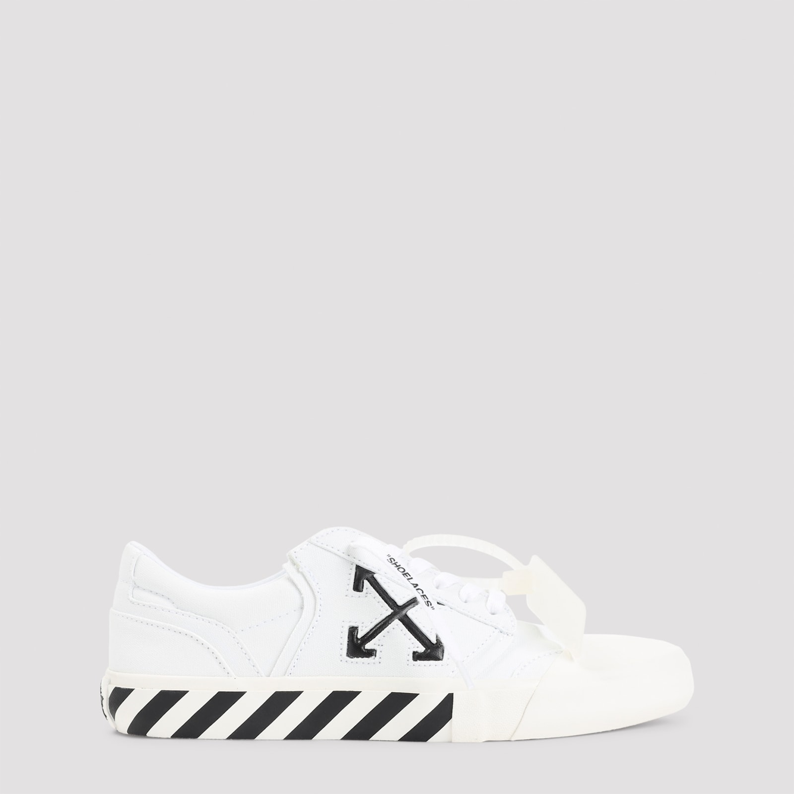 Off-white Vulc Undercut Canvas Low-top Sneakers In Animal Print