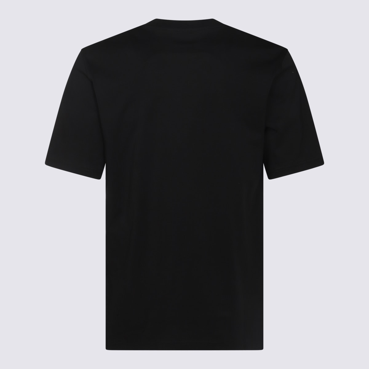 Shop Moschino Black Cotton T-shirt