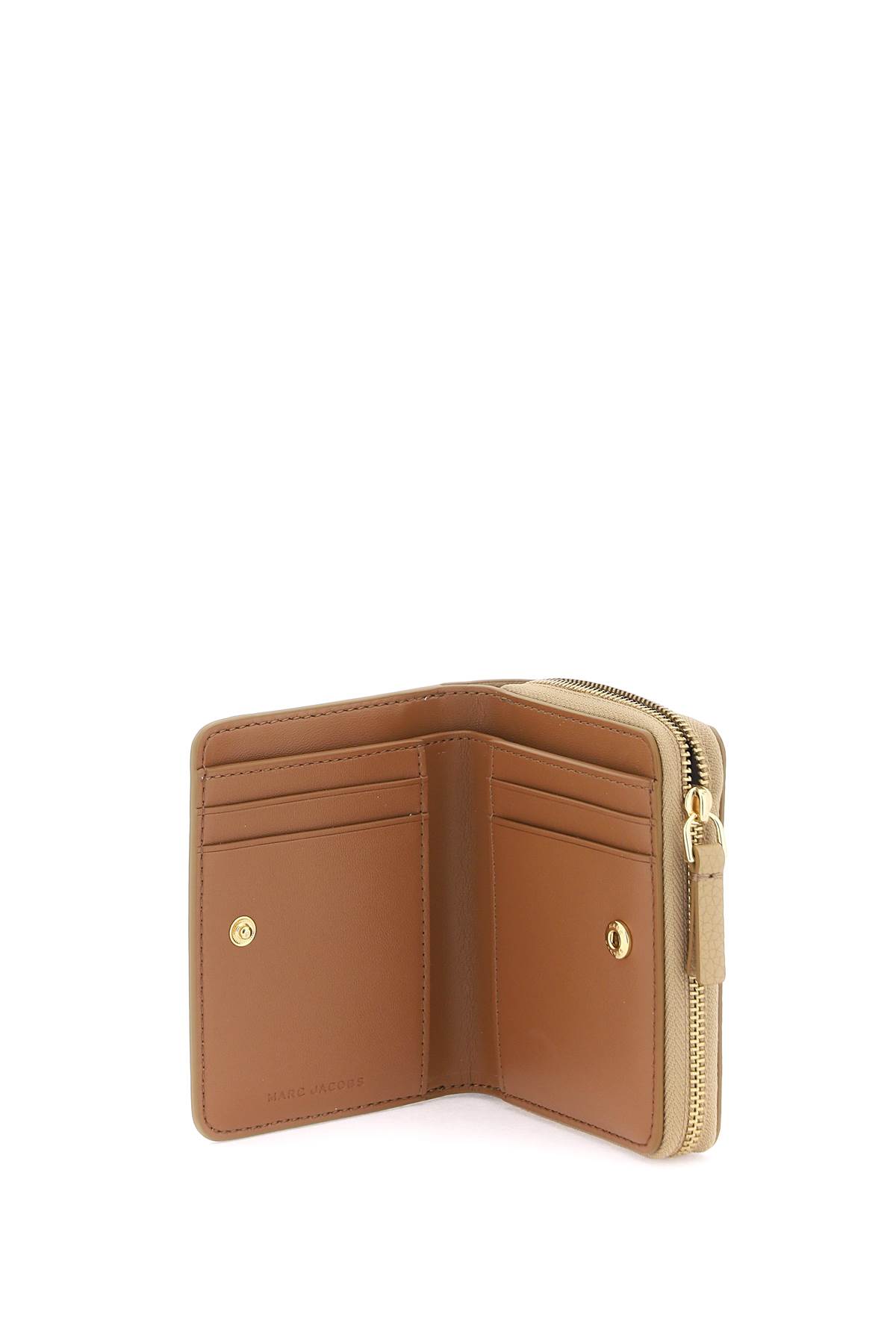 Marc Jacobs Womens Camel Mini Compact Leather Wallet In Camel (beige)