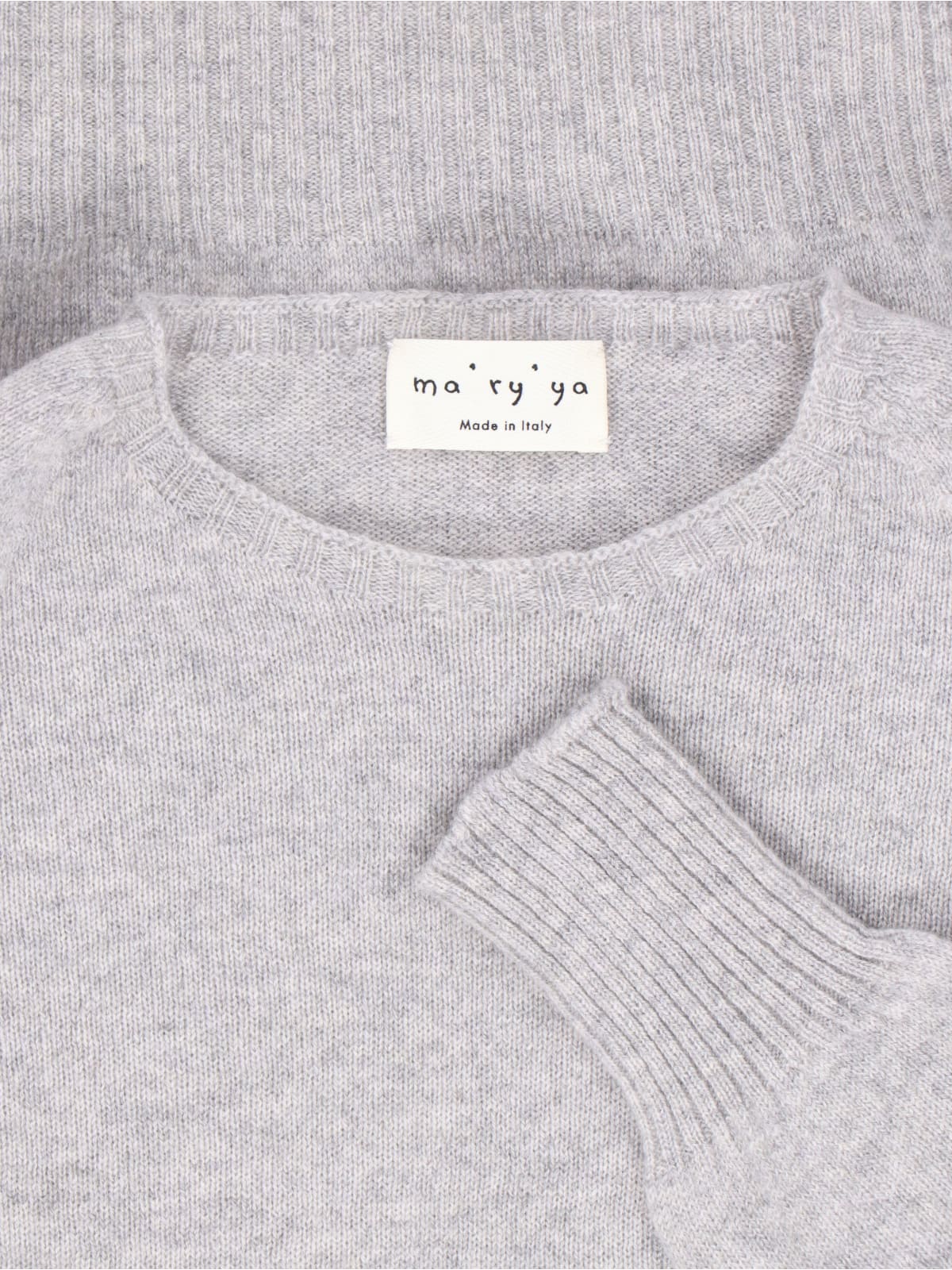 Shop Ma'ry'ya Basic Sweater In Gray