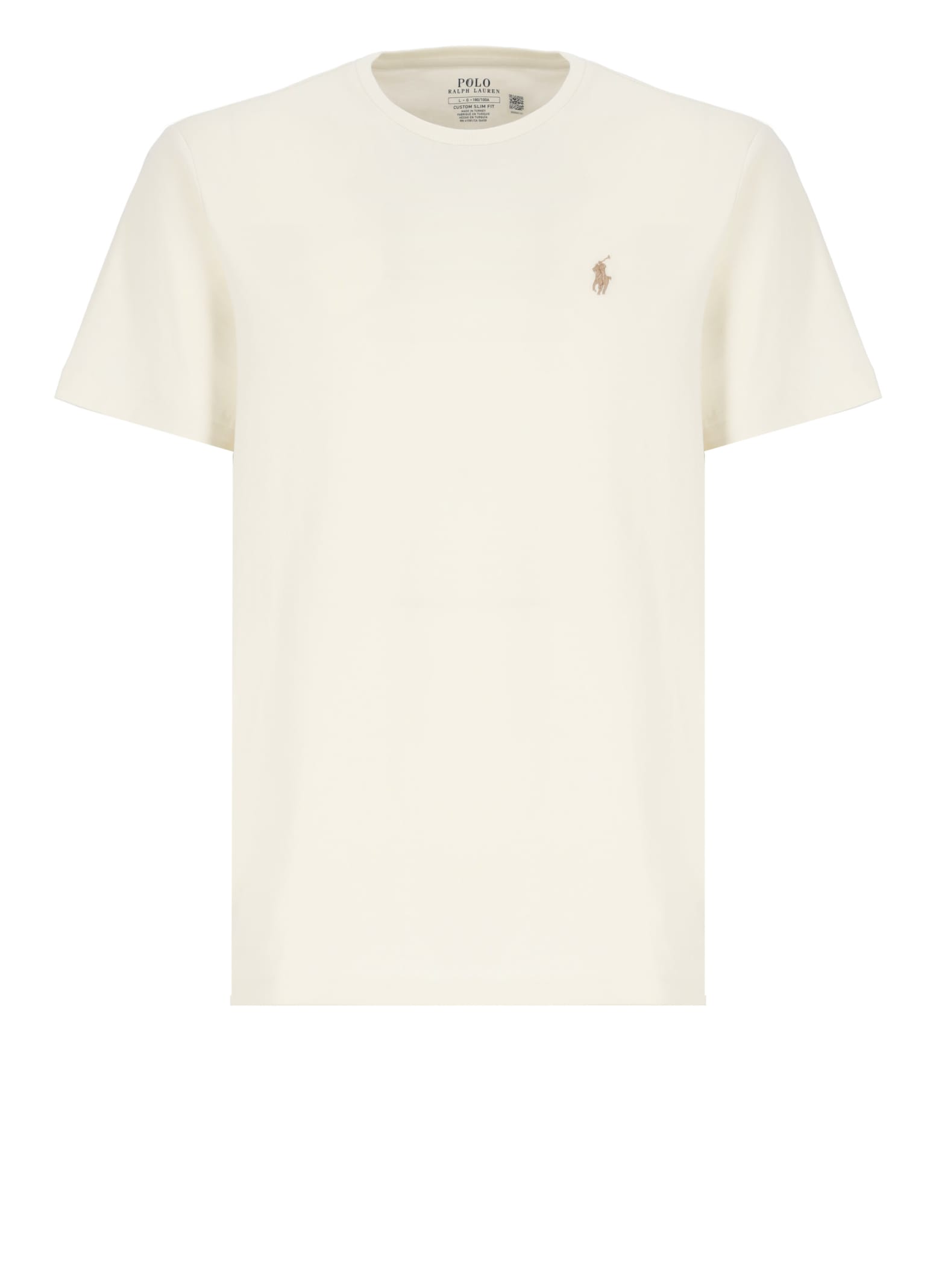 Shop Ralph Lauren Pony T-shirt In Ivory