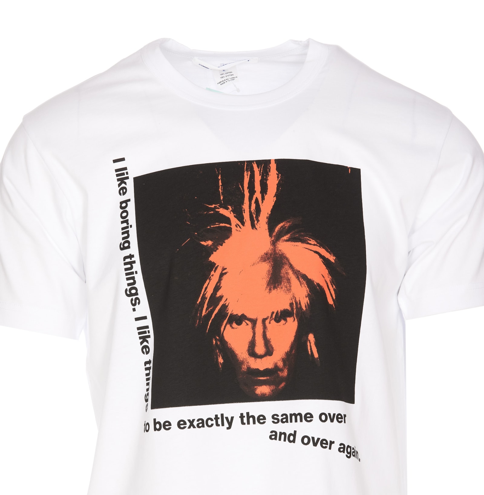Shop Comme Des Garçons Andy Warhol Print T-shirt In White