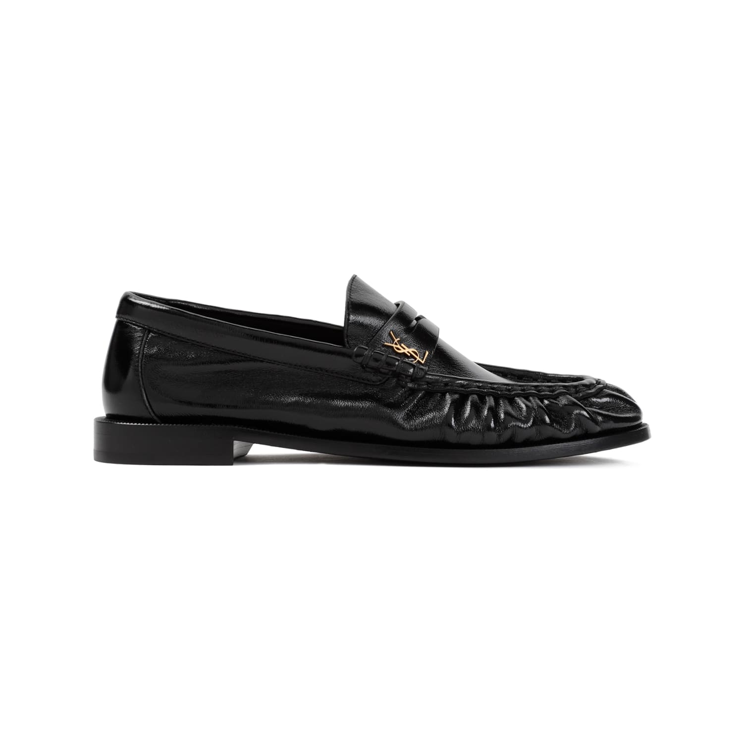 Saint Laurent Le Loafer Nappa Leather Penny Loafers In Black