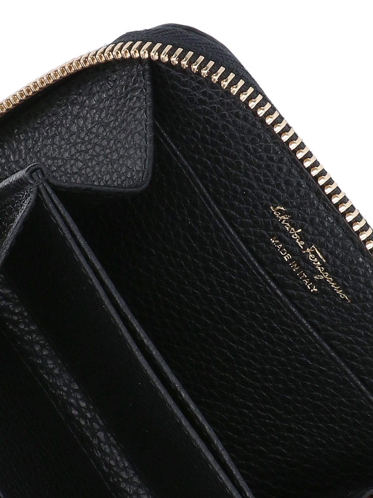 Shop Ferragamo Gancini Card Holder In Black