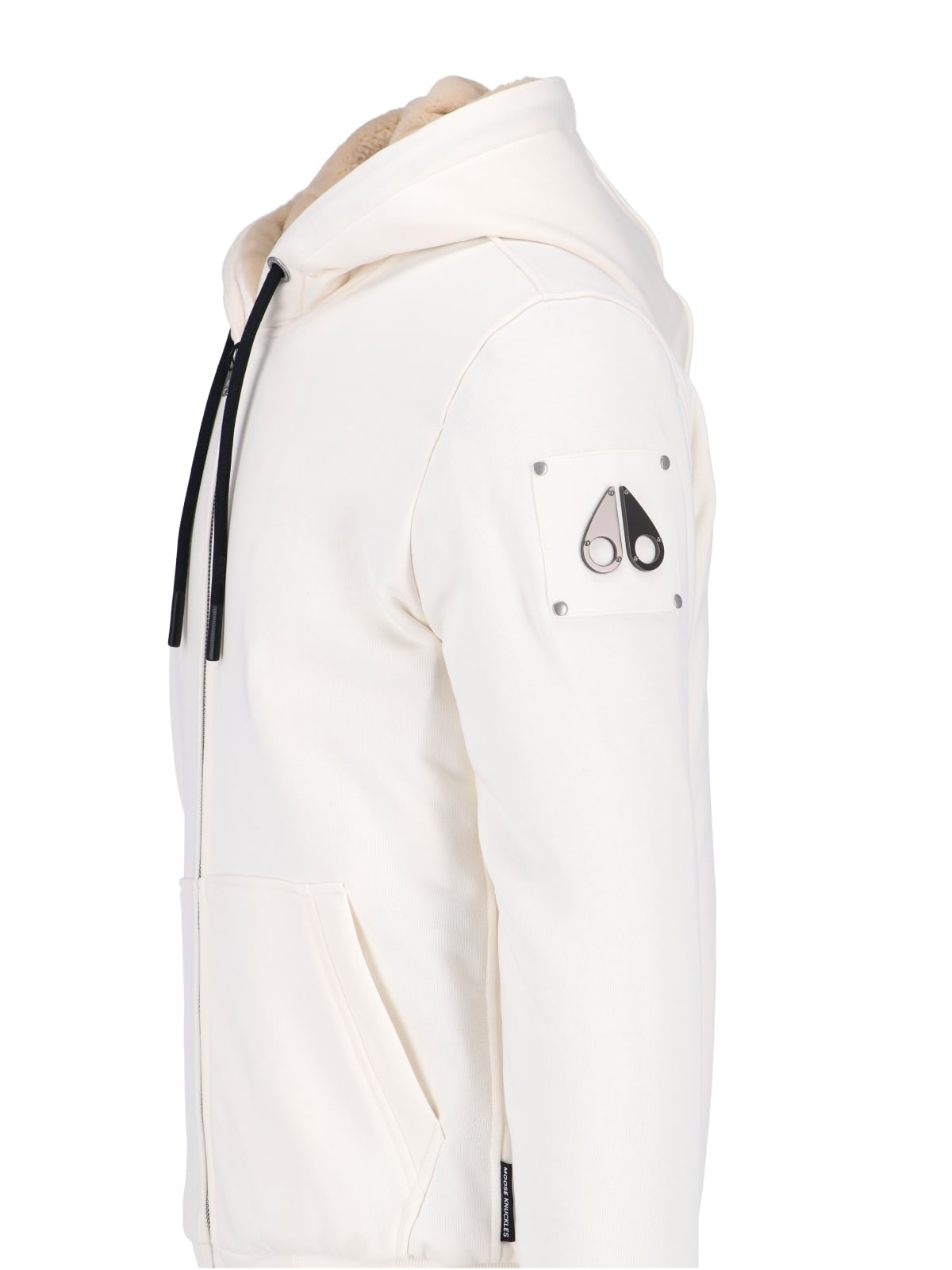 Shop Moose Knuckles Hoodie In White