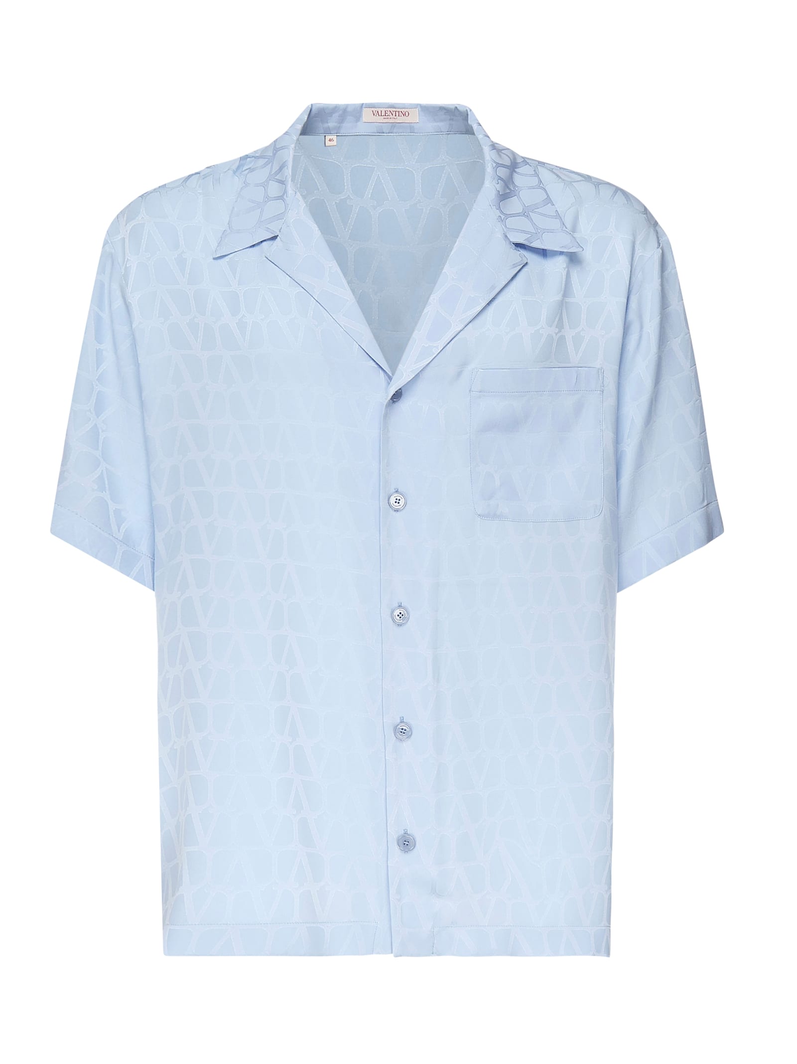 Valentino Toile Iconographe-jacquard Silk Shirt
