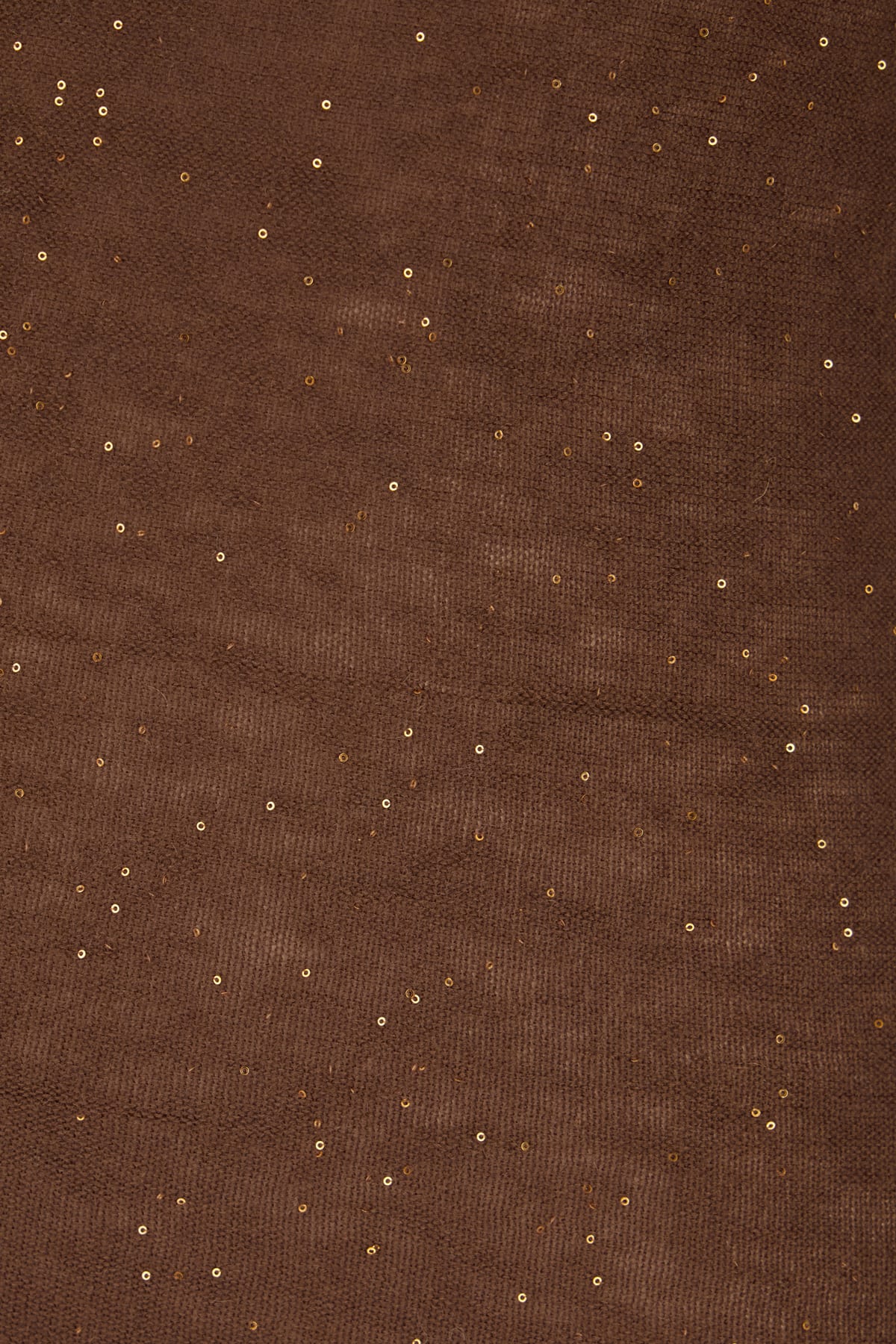 Fabiana Filippi Turtleneck Slim Fit Top With Sparkling Detail In Brown