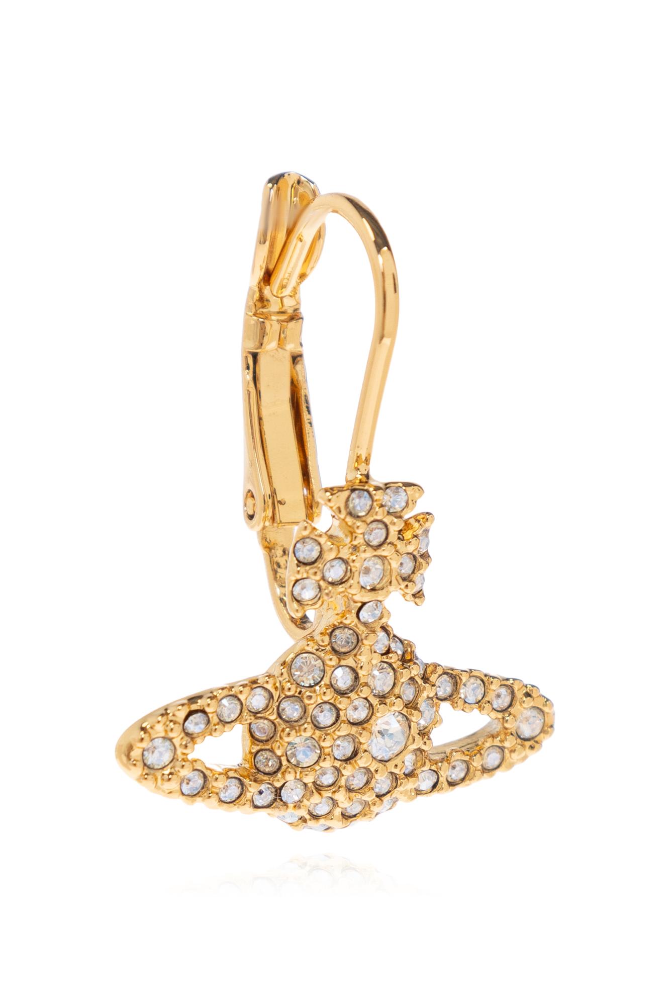 Vivienne Westwood Brass Earrings In Gold