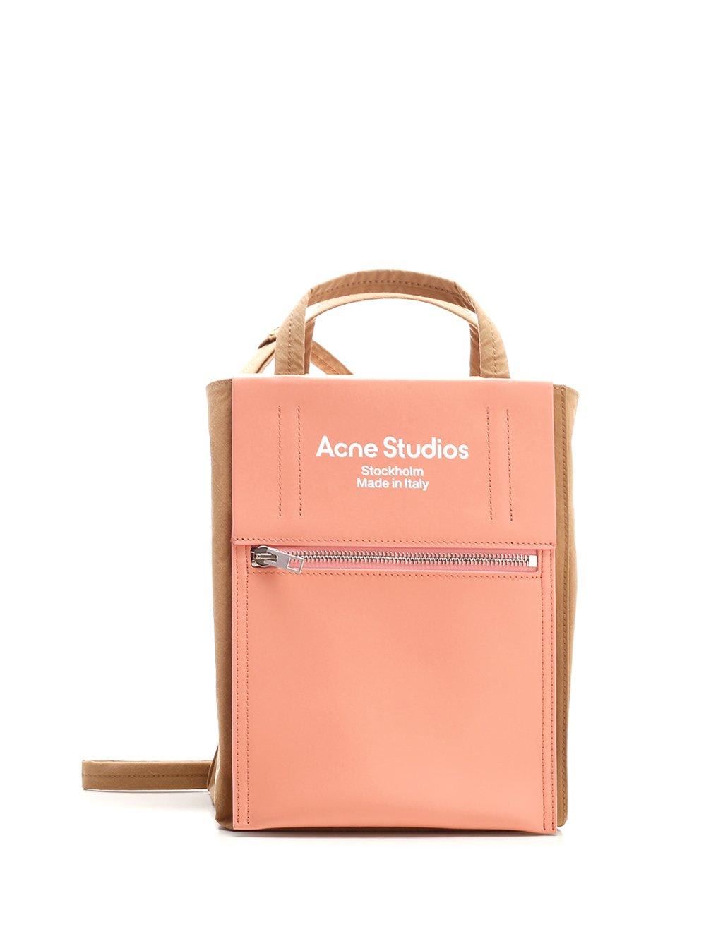 Acne Studios Baker Out Logo Print Tote Bag